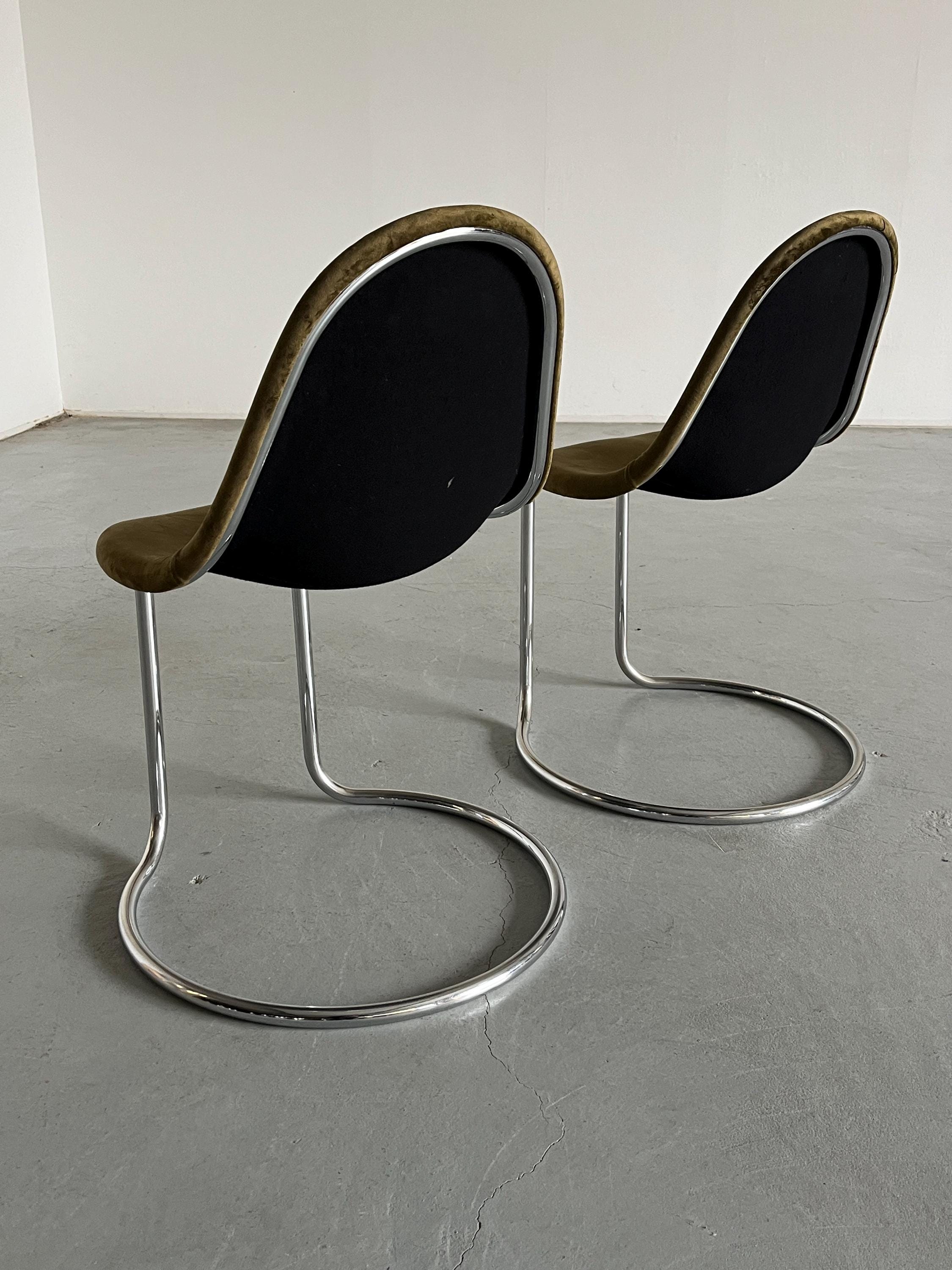 Maia Chairs by Giotto Stoppino For Bernini
