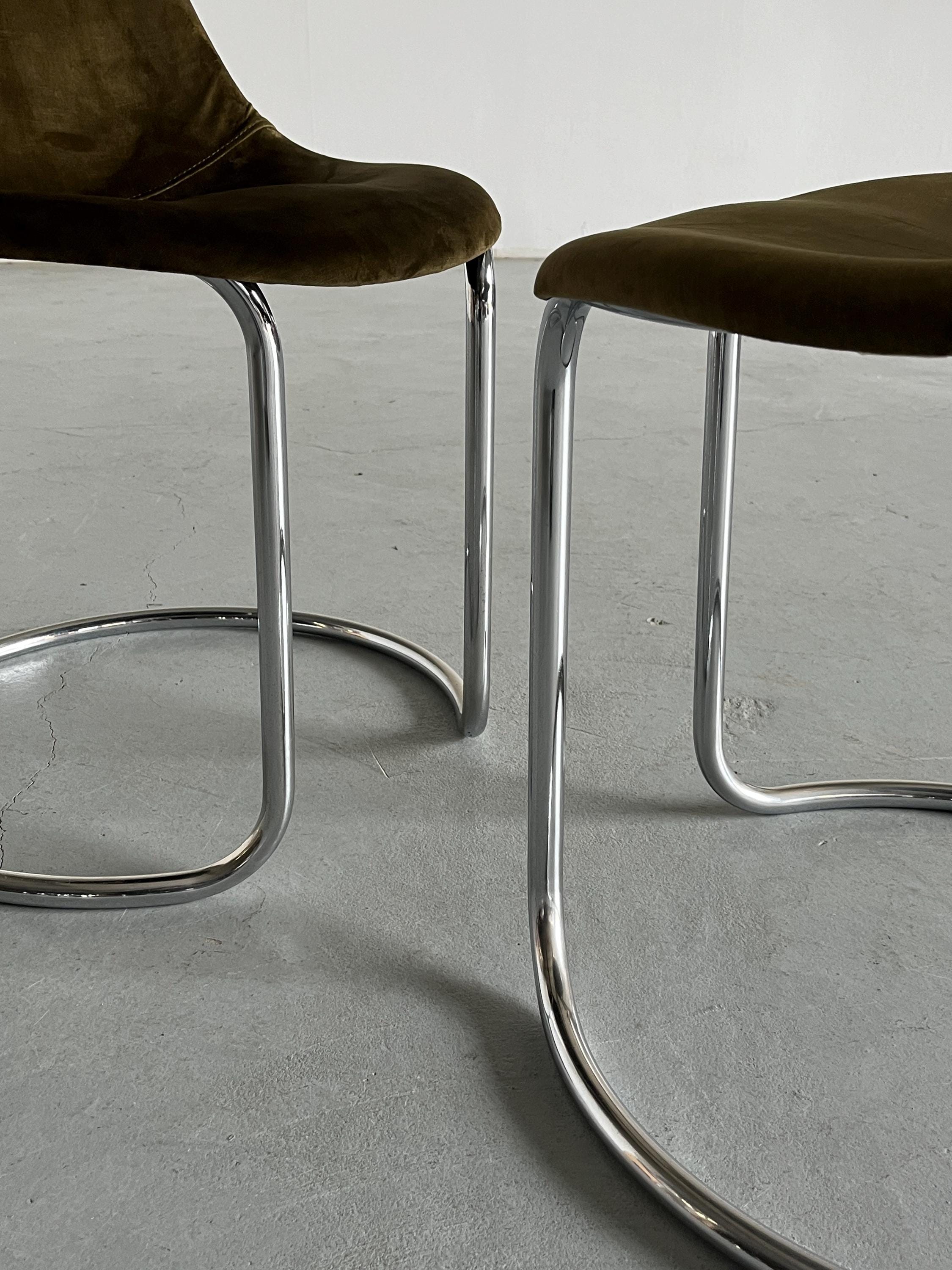 Maia Chairs by Giotto Stoppino For Bernini