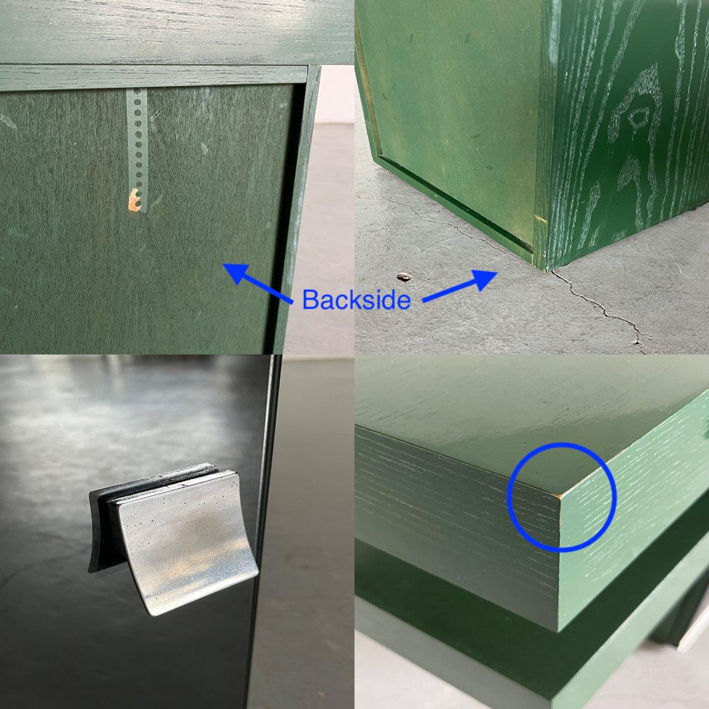 Sculptural Mirrored Geometrical Console