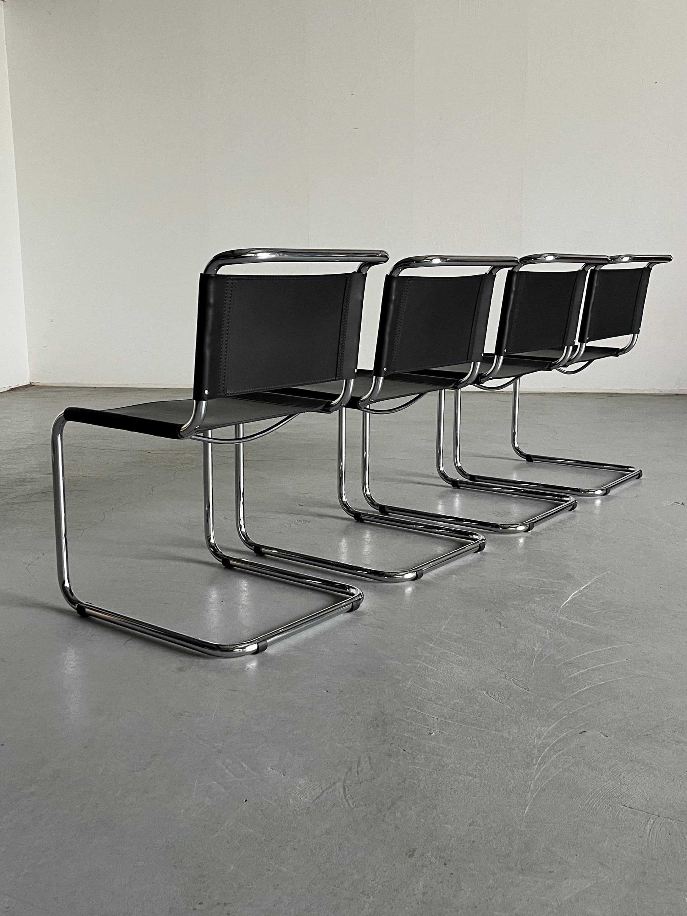 Mart Stam S33 Design Cantilever Chairs, Italy