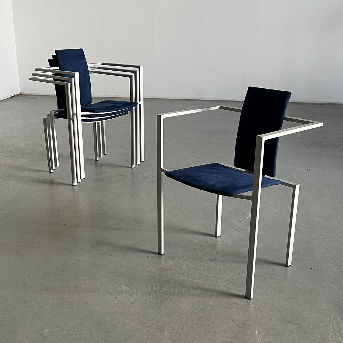 Geometrical Chairs by Karl Friedrich Förster for KFF