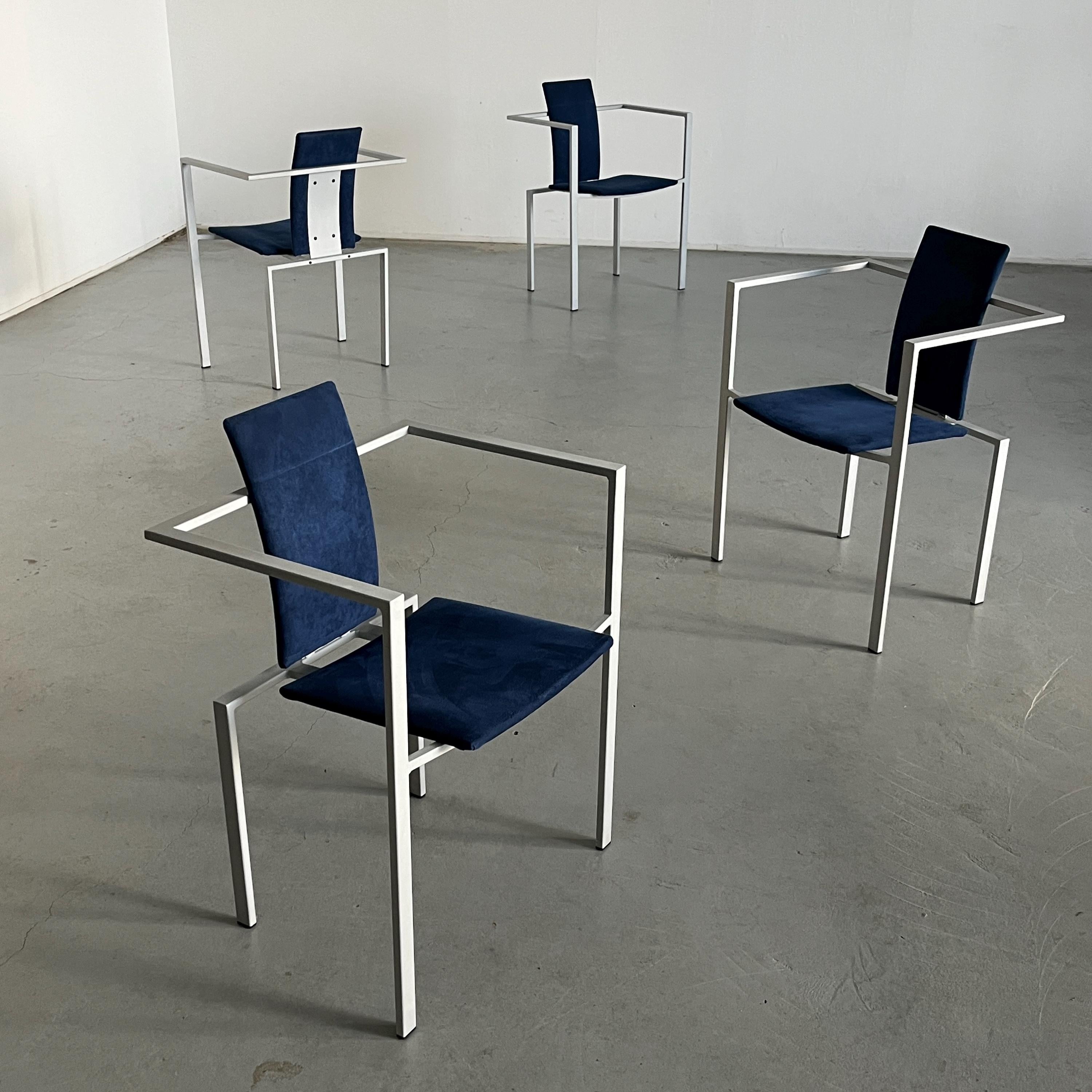 Geometrical Chairs by Karl Friedrich Förster for KFF, 1980s Germany