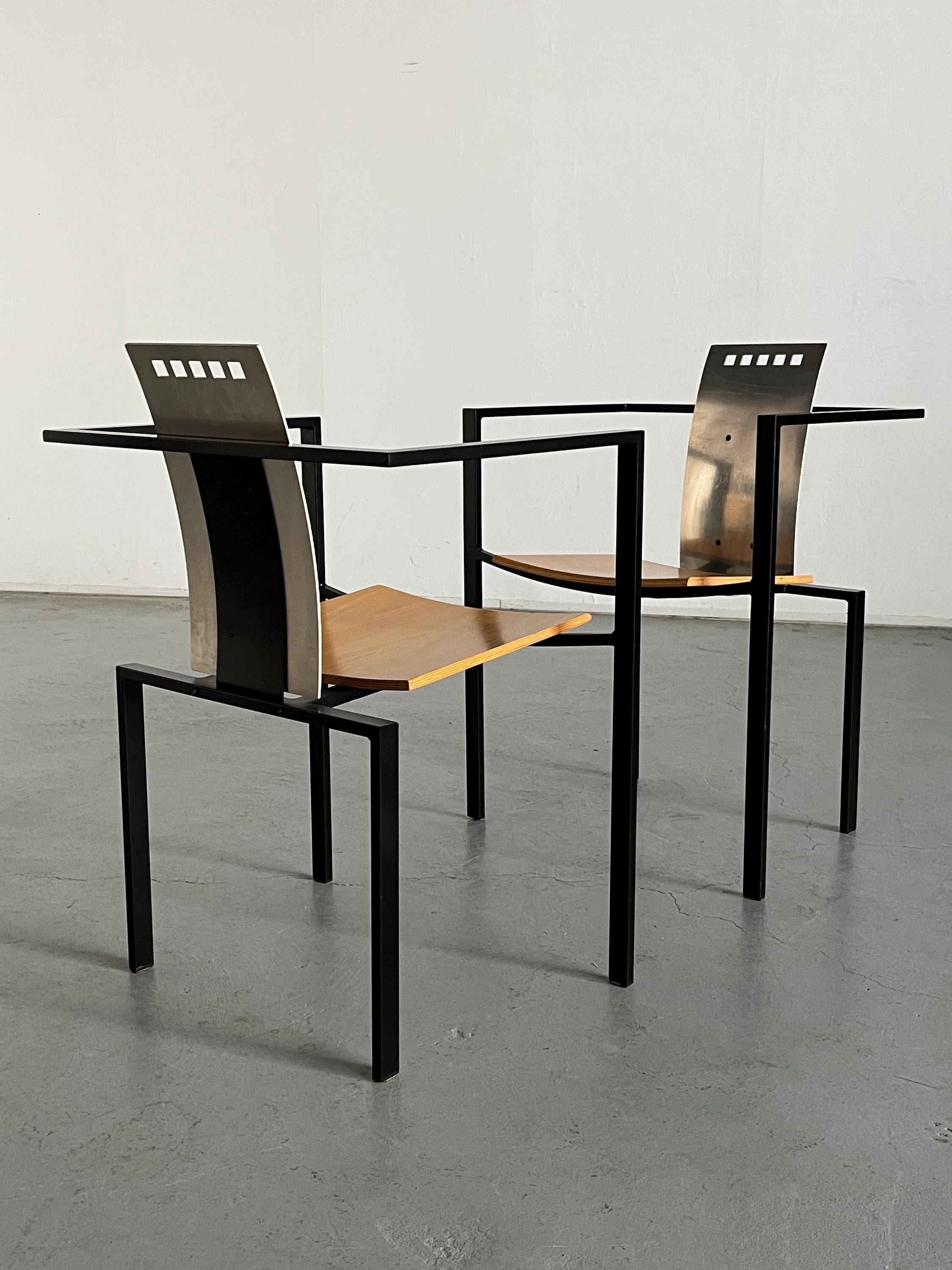 Geometrical Chairs by Karl Friedrich Förster for KFF