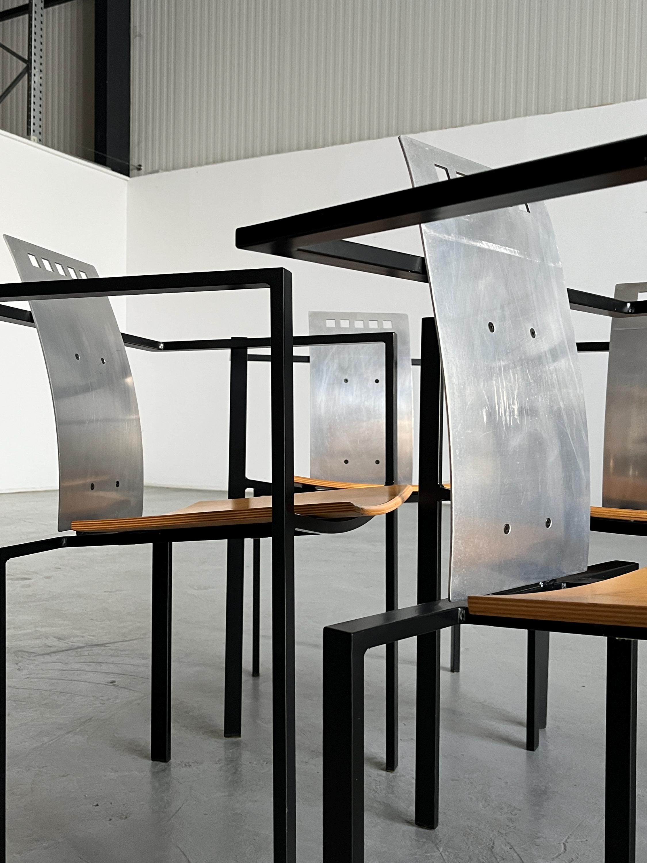 Geometrical Chairs by Karl Friedrich Förster for KFF