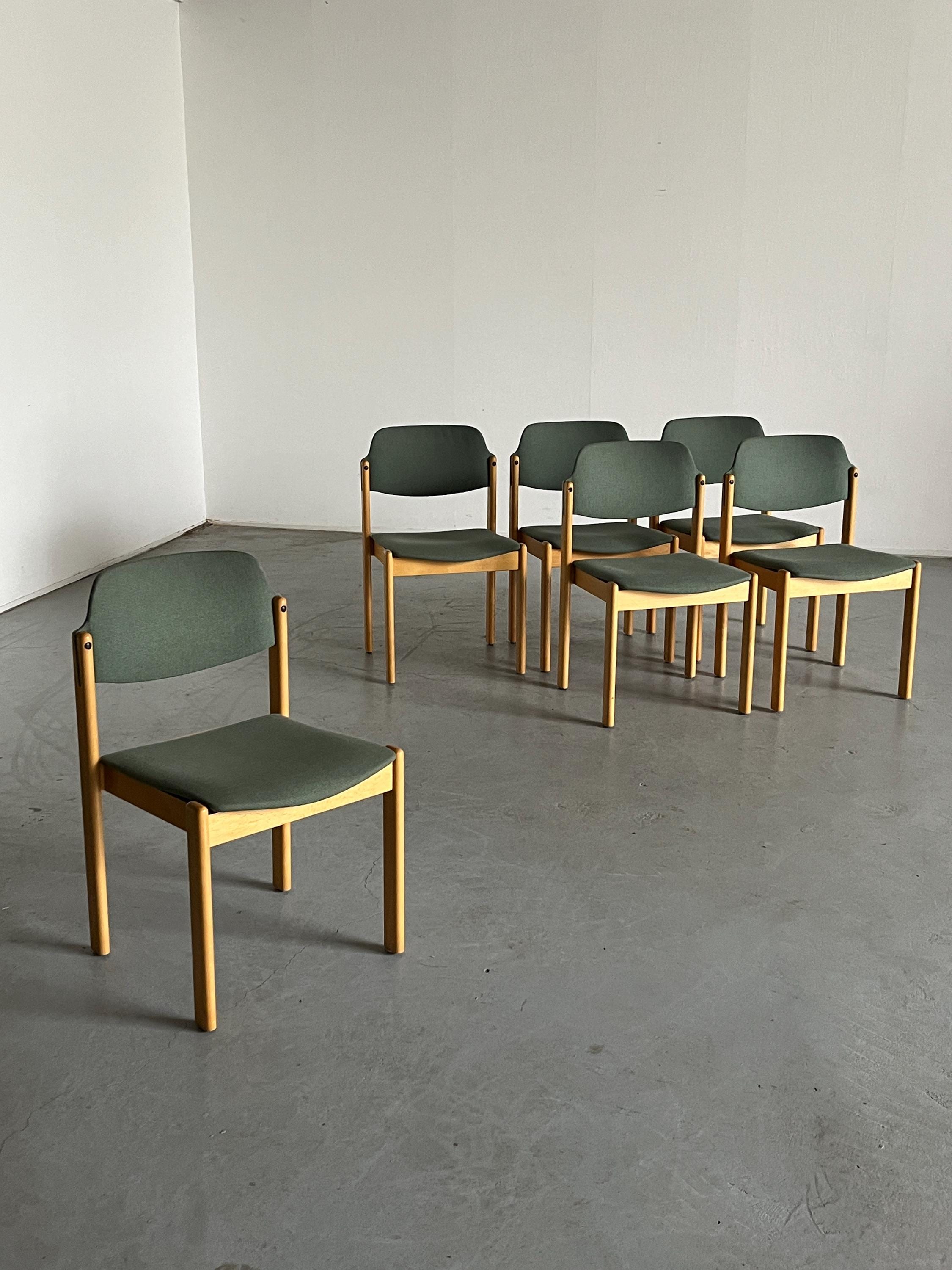 Vintage Wiesner Hager Stackable Dining Chairs