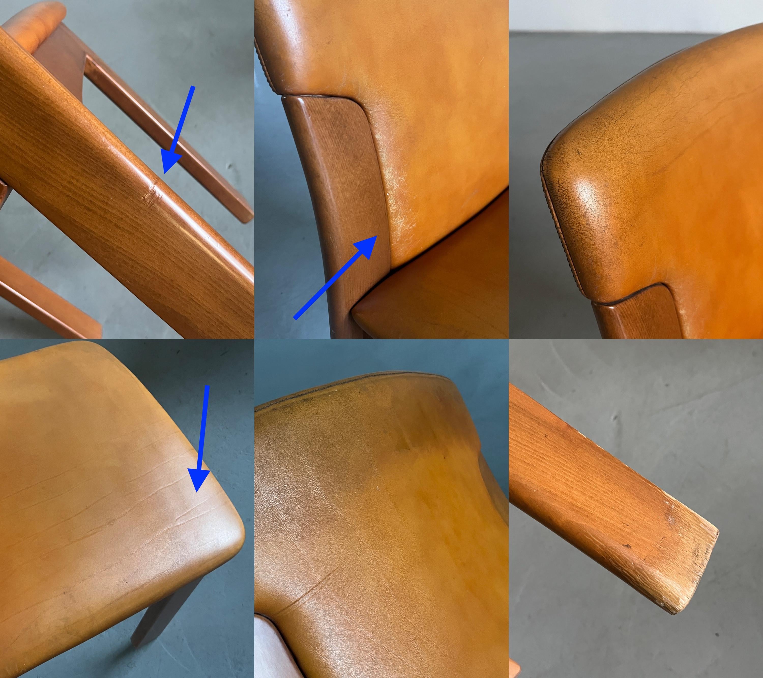 Mid-Century Modern Dining Chairs, in the Style of Silvio Coppola, 1970s Italy