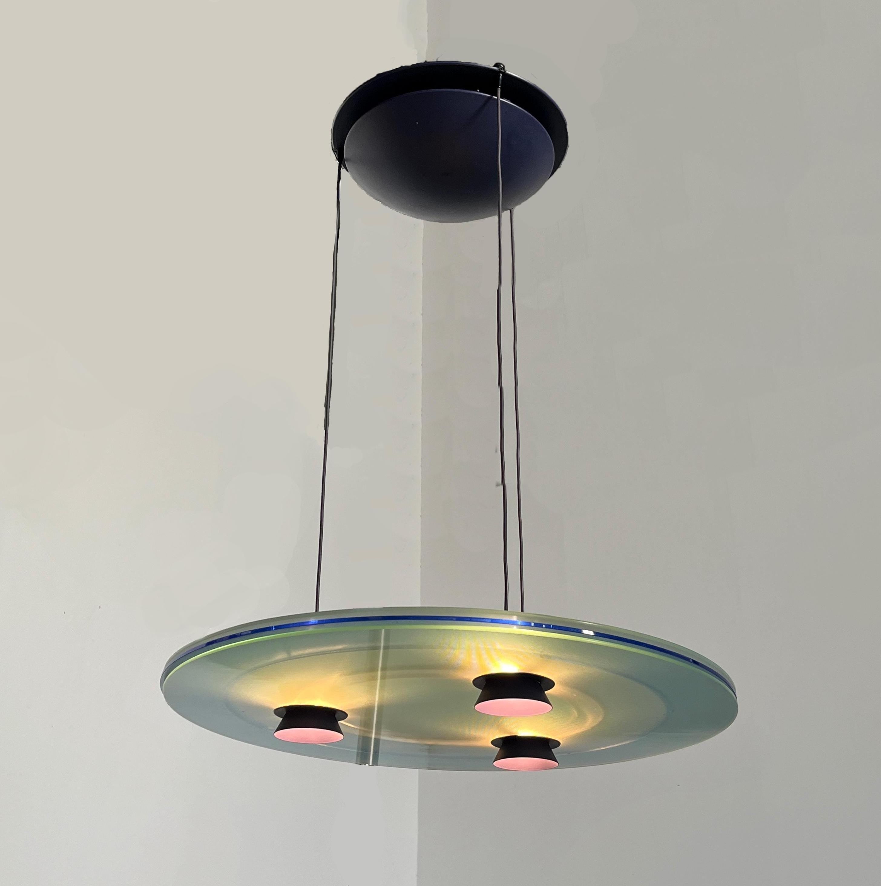 'Aurora' Pendant Lamp by Perry King & Santiago Miranda for Arteluce