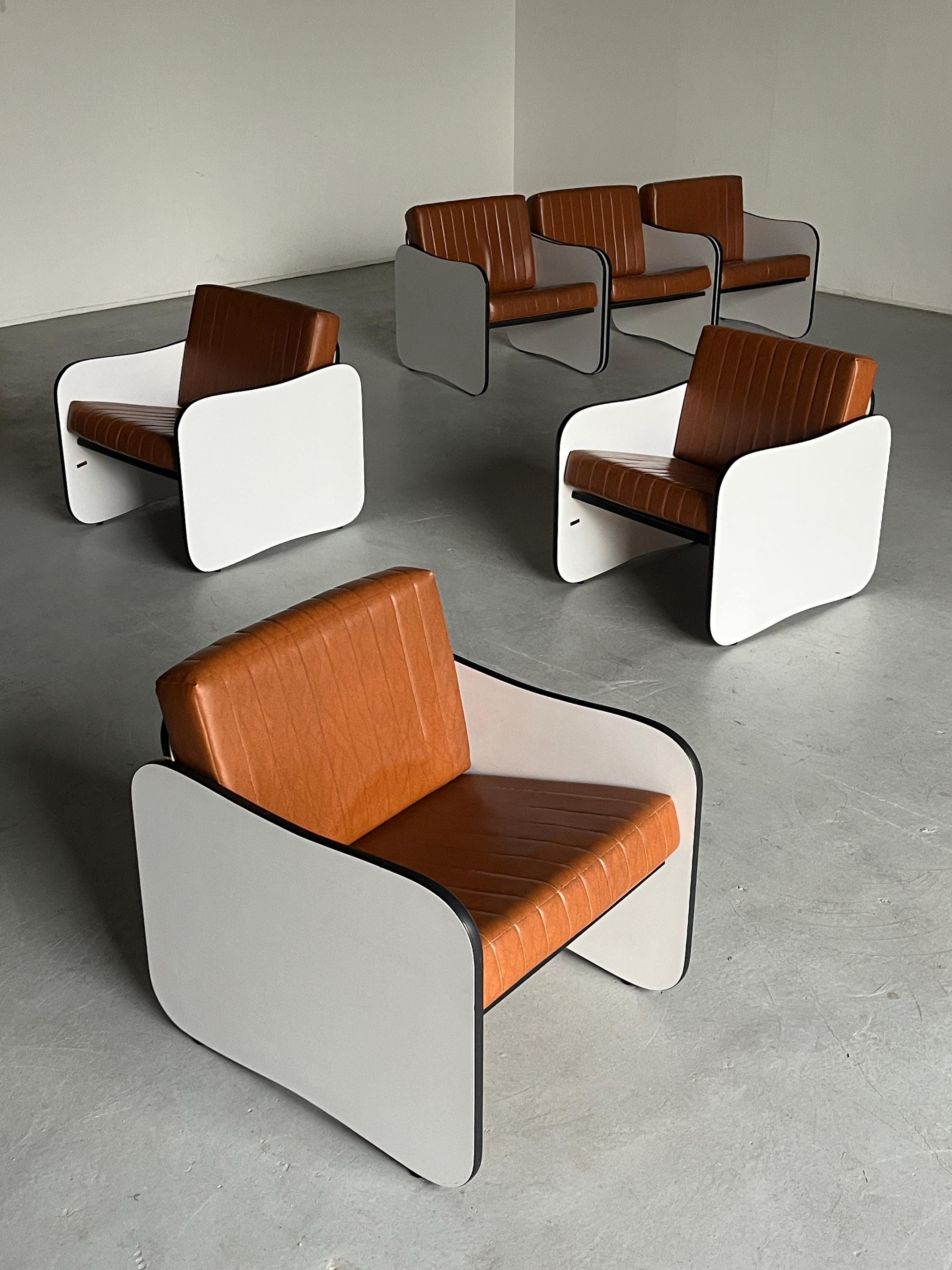 Mid-Century Modern Club Armchairs