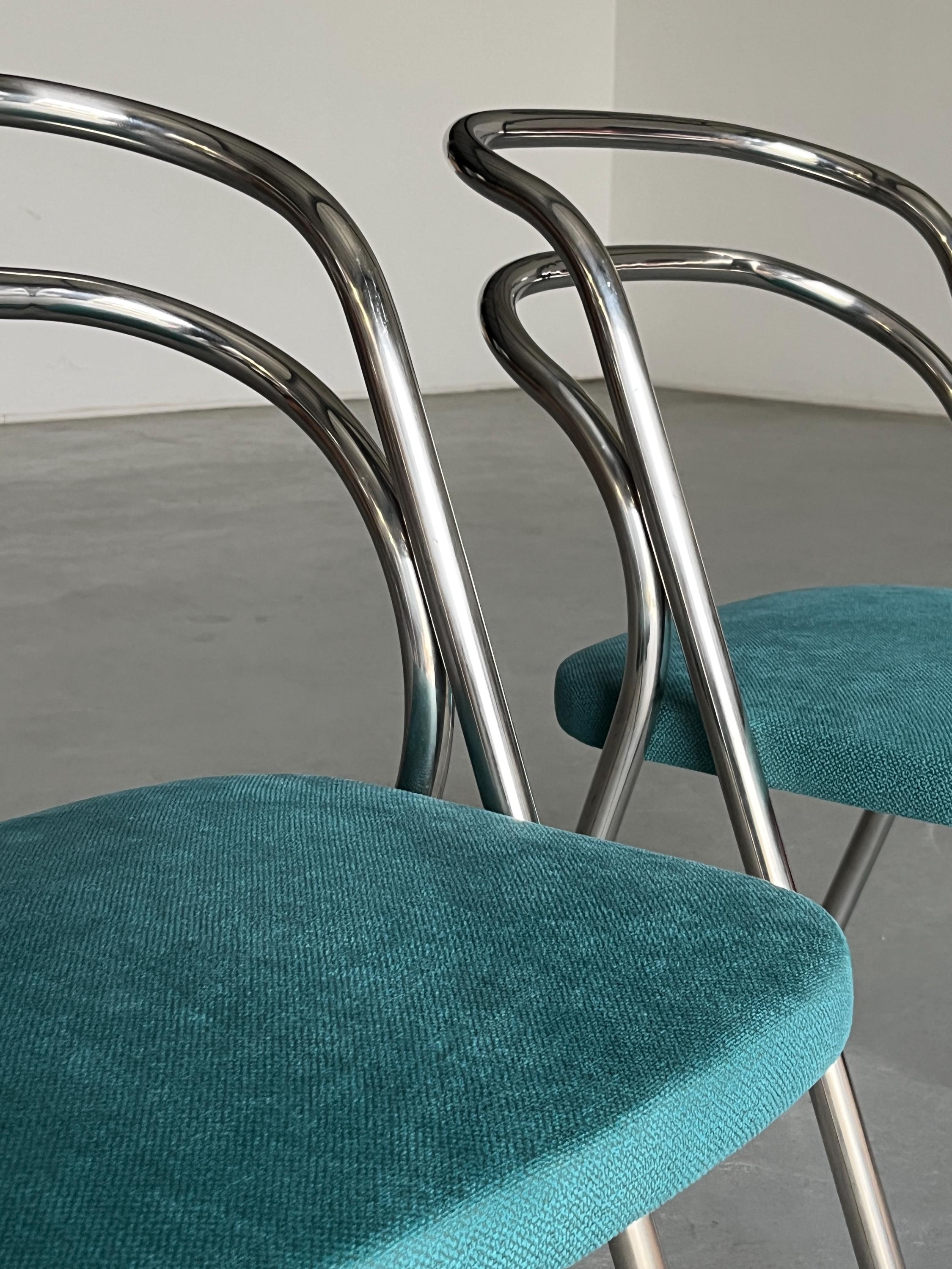 'Santina' Dining Chairs by Carlo Santi for Zanotta