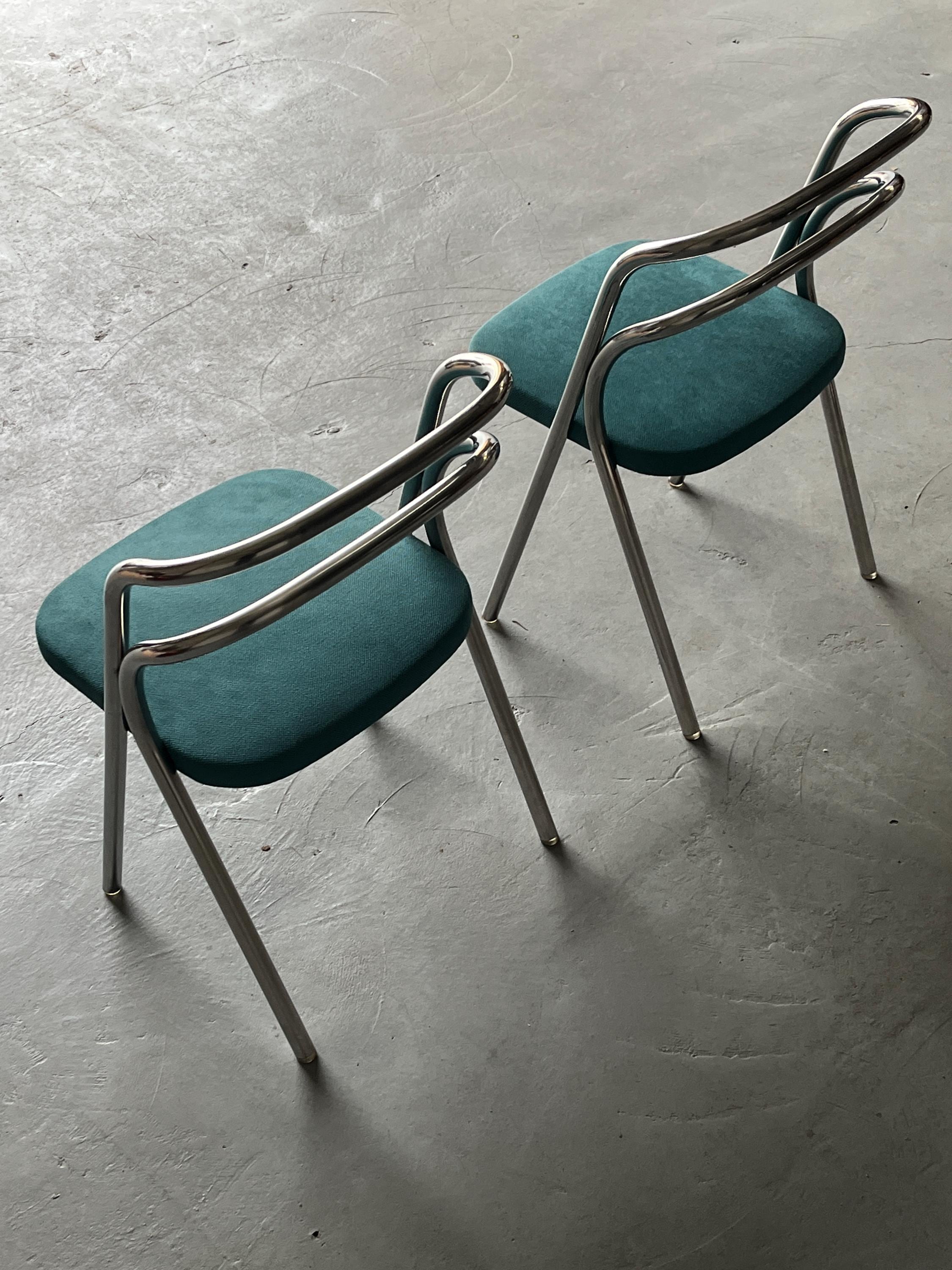 'Santina' Dining Chairs by Carlo Santi for Zanotta