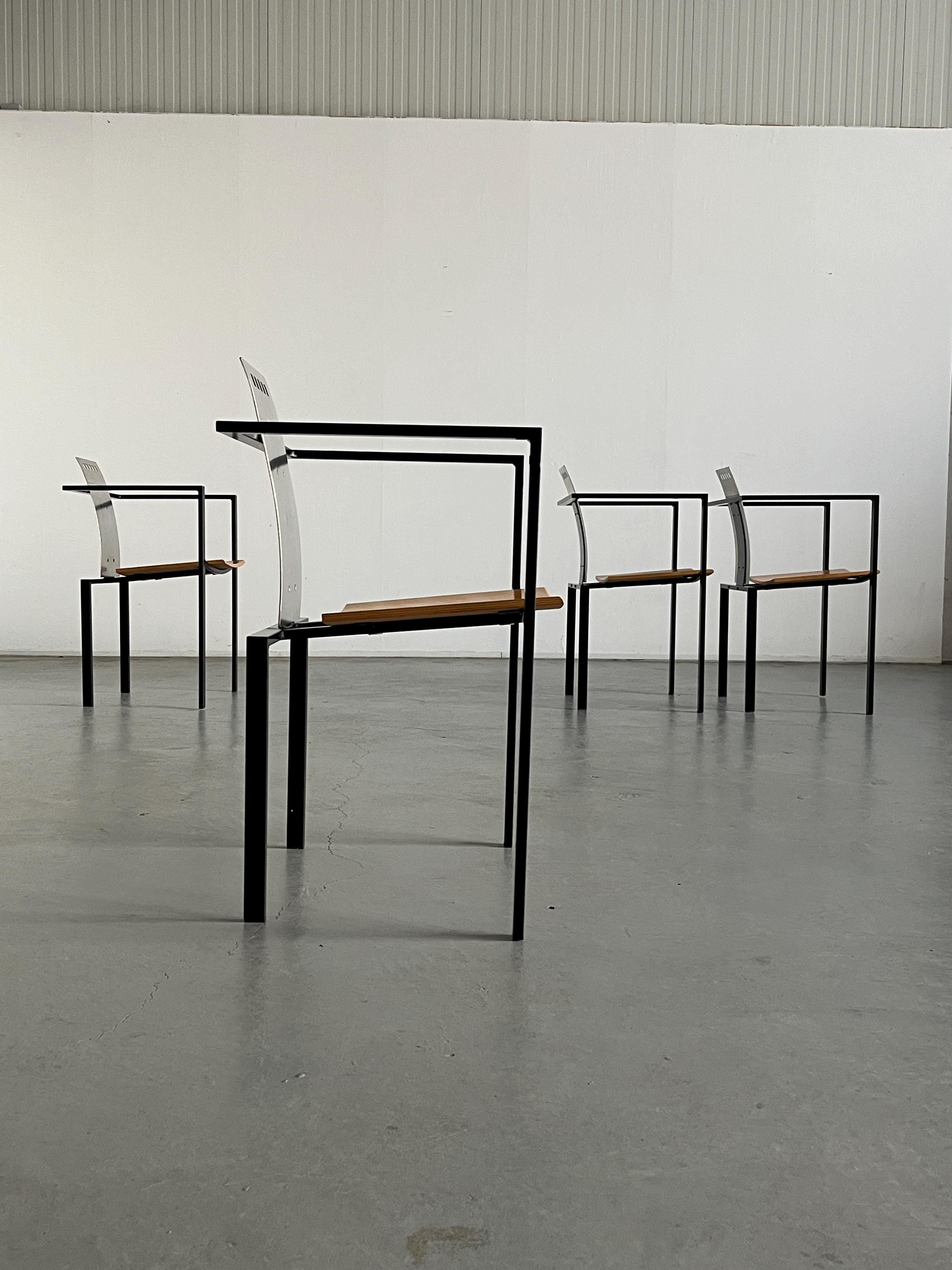 Geometrical Chairs by Karl Friedrich Förster for KFF