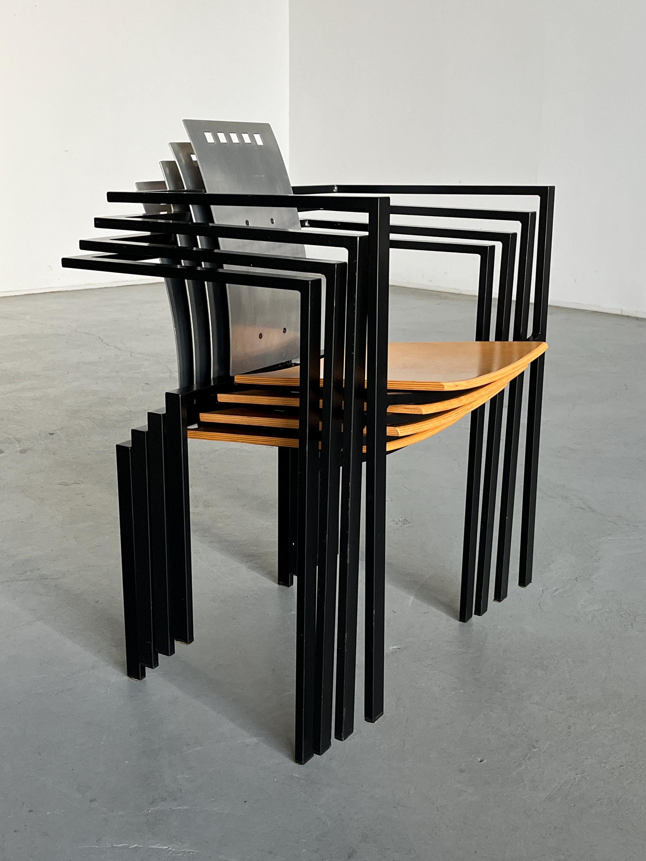 Geometrical Chairs by Karl Friedrich Förster for KFF