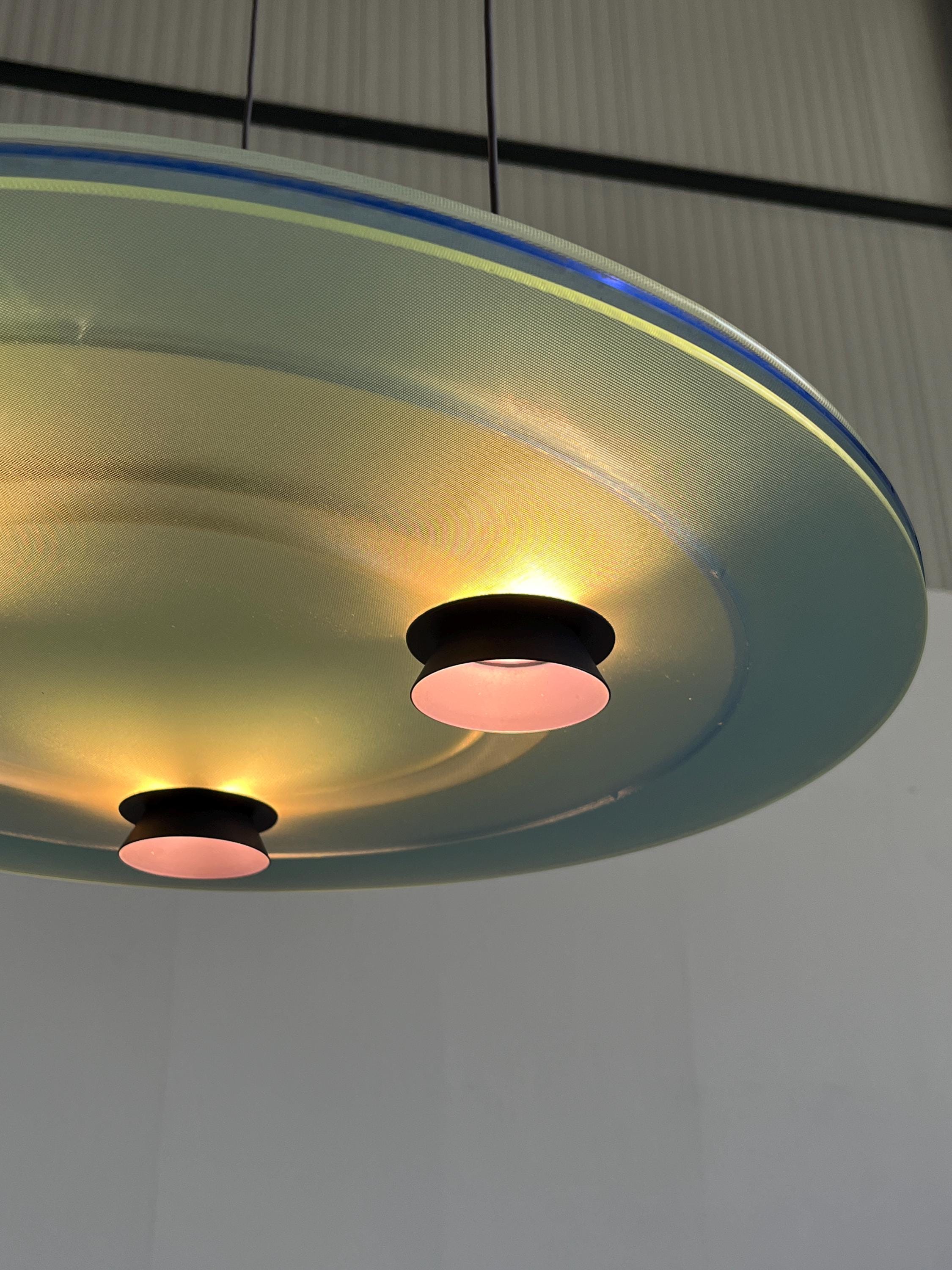 'Aurora' Pendant Lamp by Perry King & Santiago Miranda for Arteluce