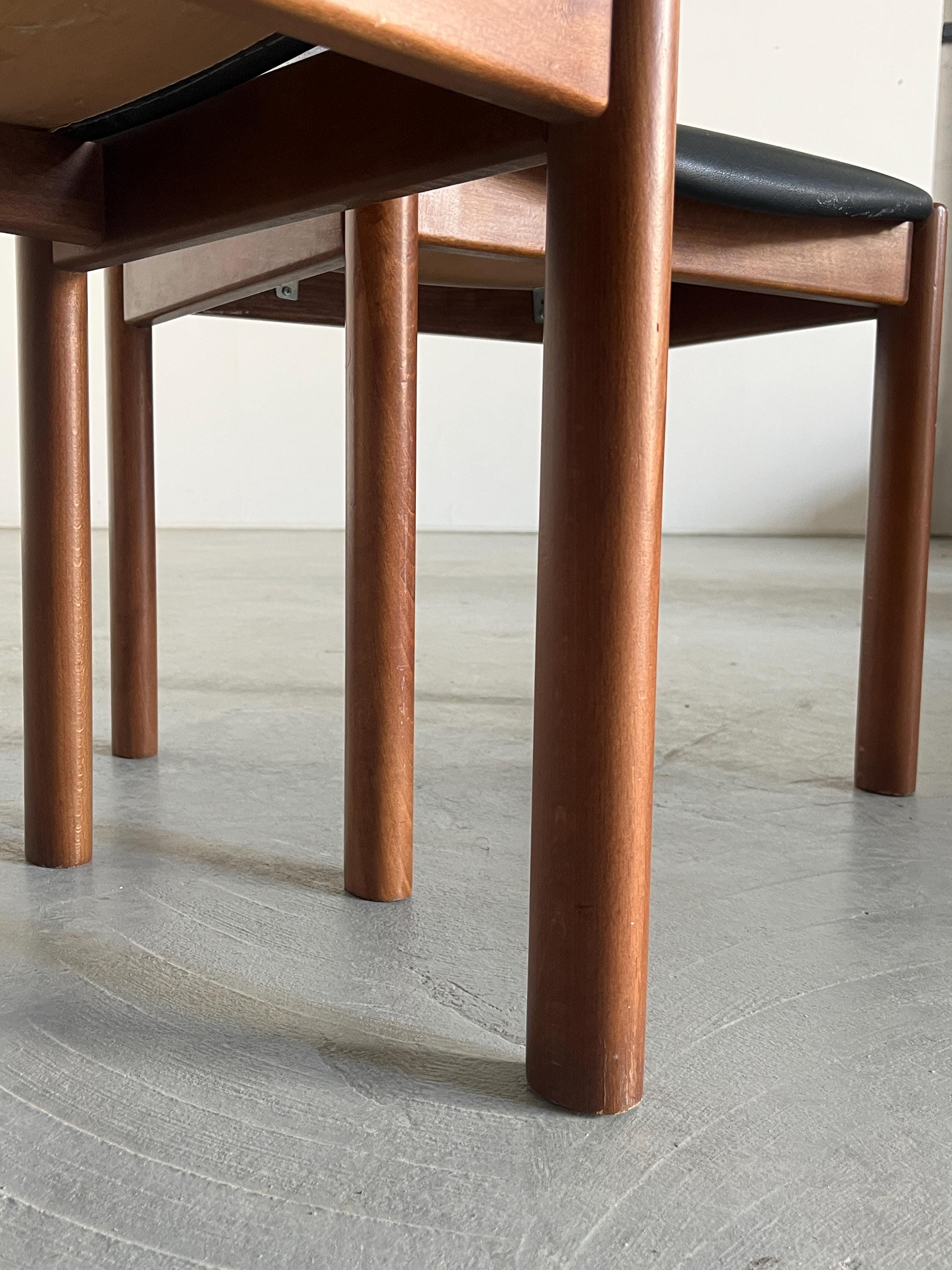 Danish Mid-Century Teak Chairs, 1970s