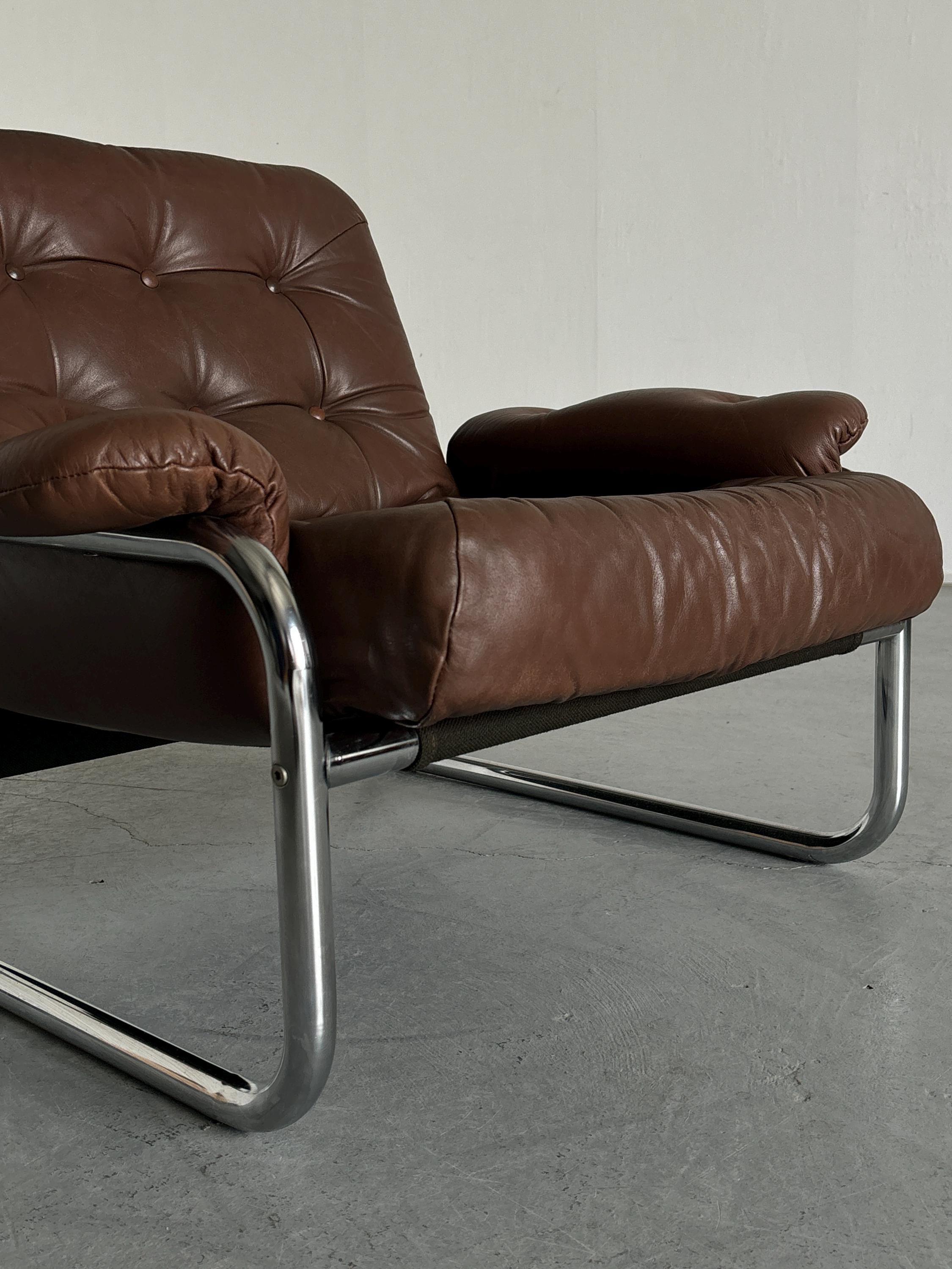 Vintage Ikea ‘Borkum’ Lounge Chair by Johan Bertil Häggström