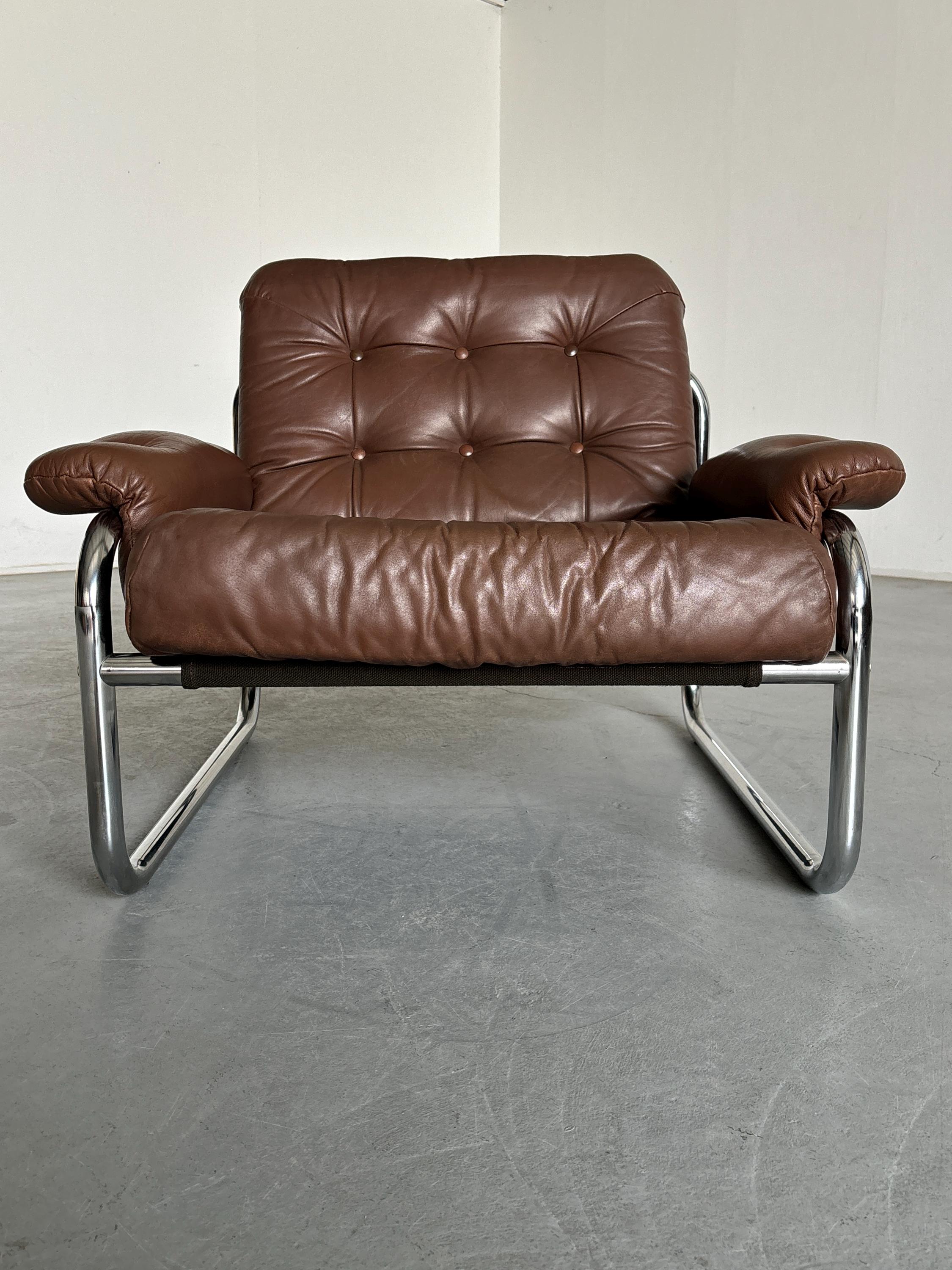 Vintage Ikea ‘Borkum’ Lounge Chair by Johan Bertil Häggström