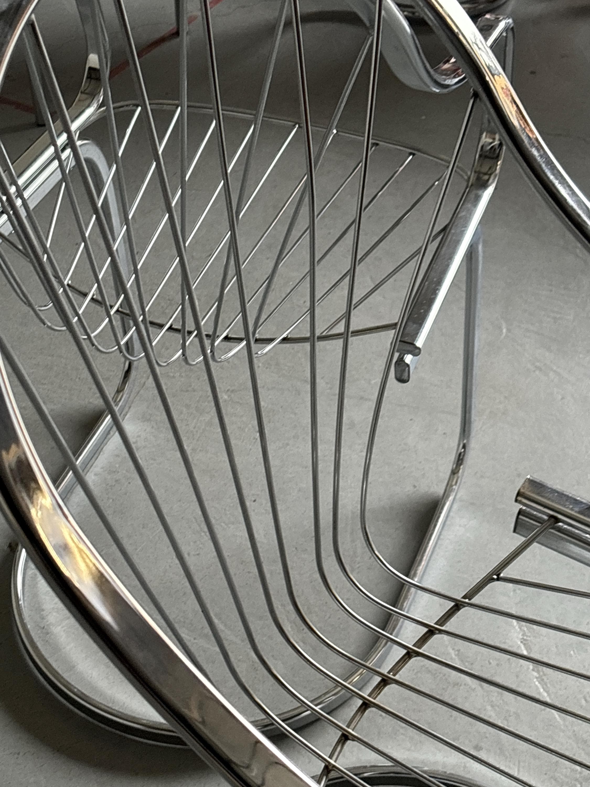 Chrome Armchairs by Gastone Rinaldi for Rima