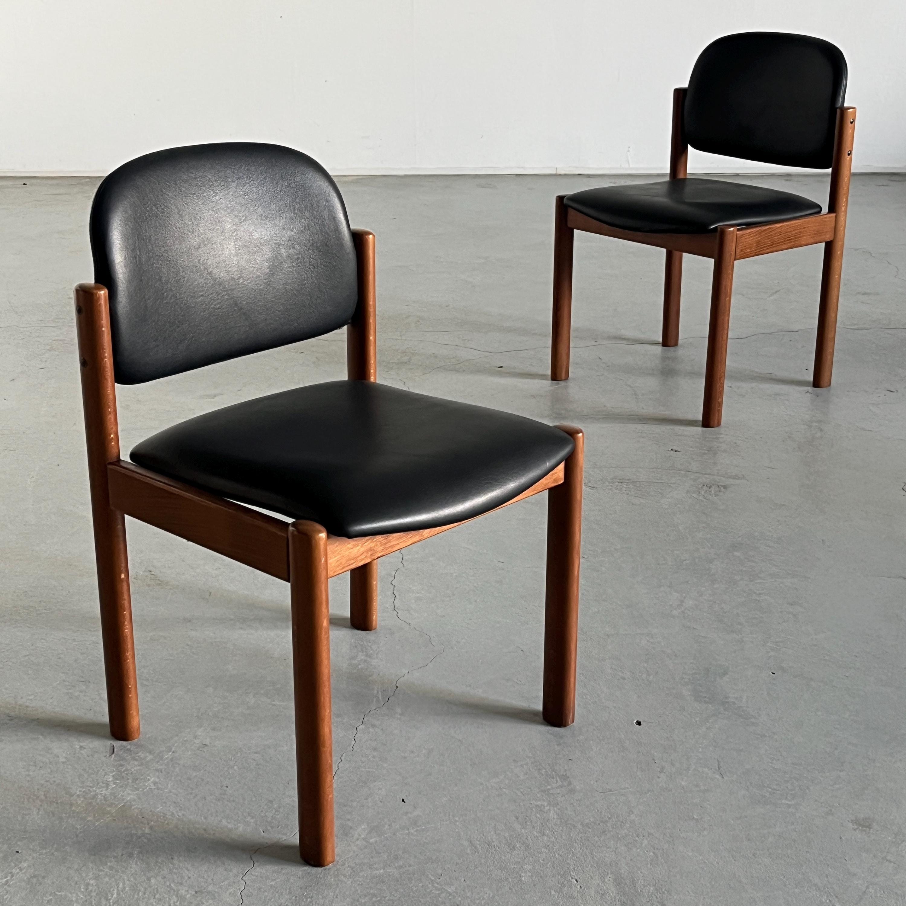 Danish Mid-Century Teak Chairs, 1970s
