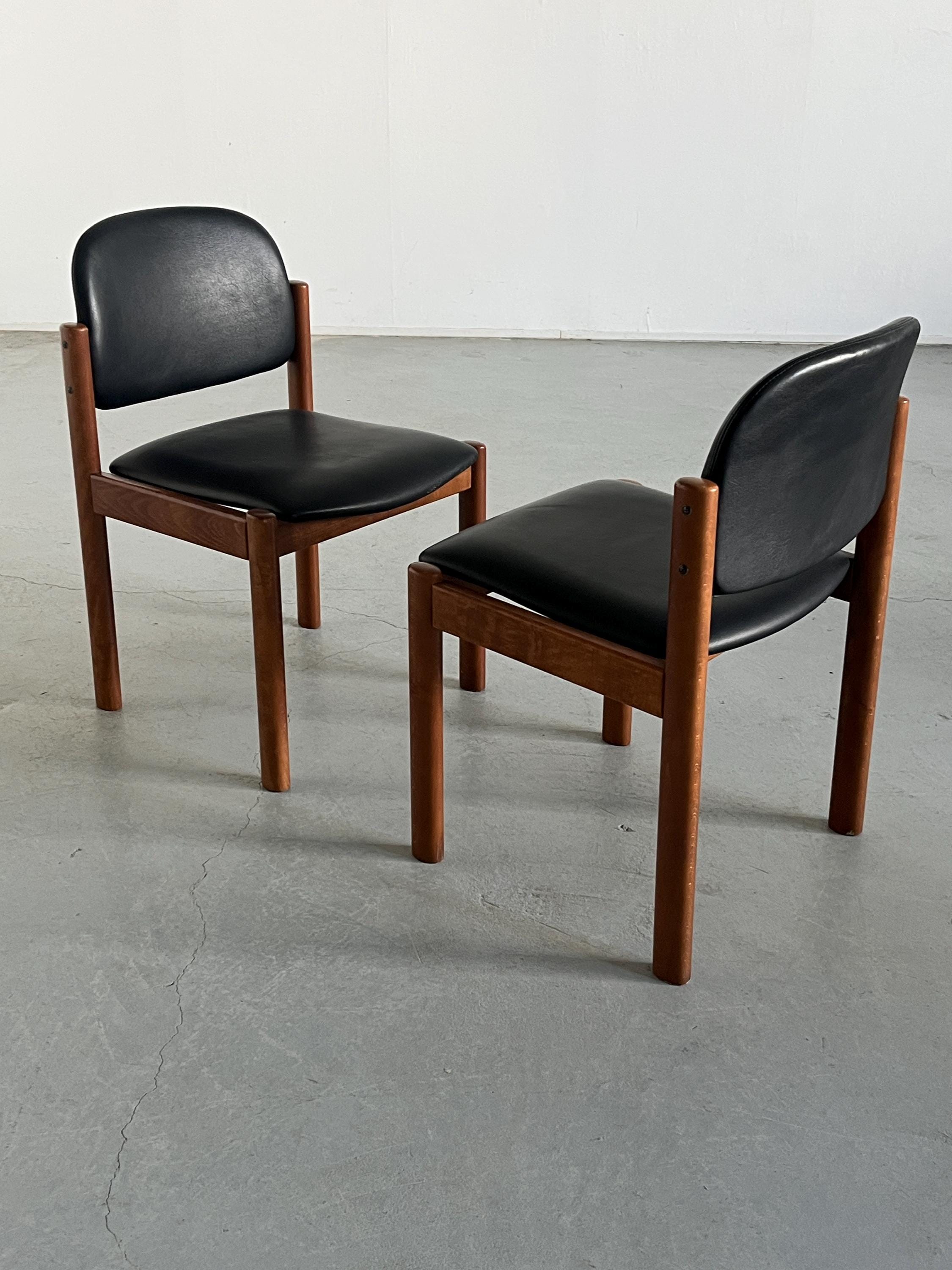 Danish Mid-Century Teak Chairs, 1970s