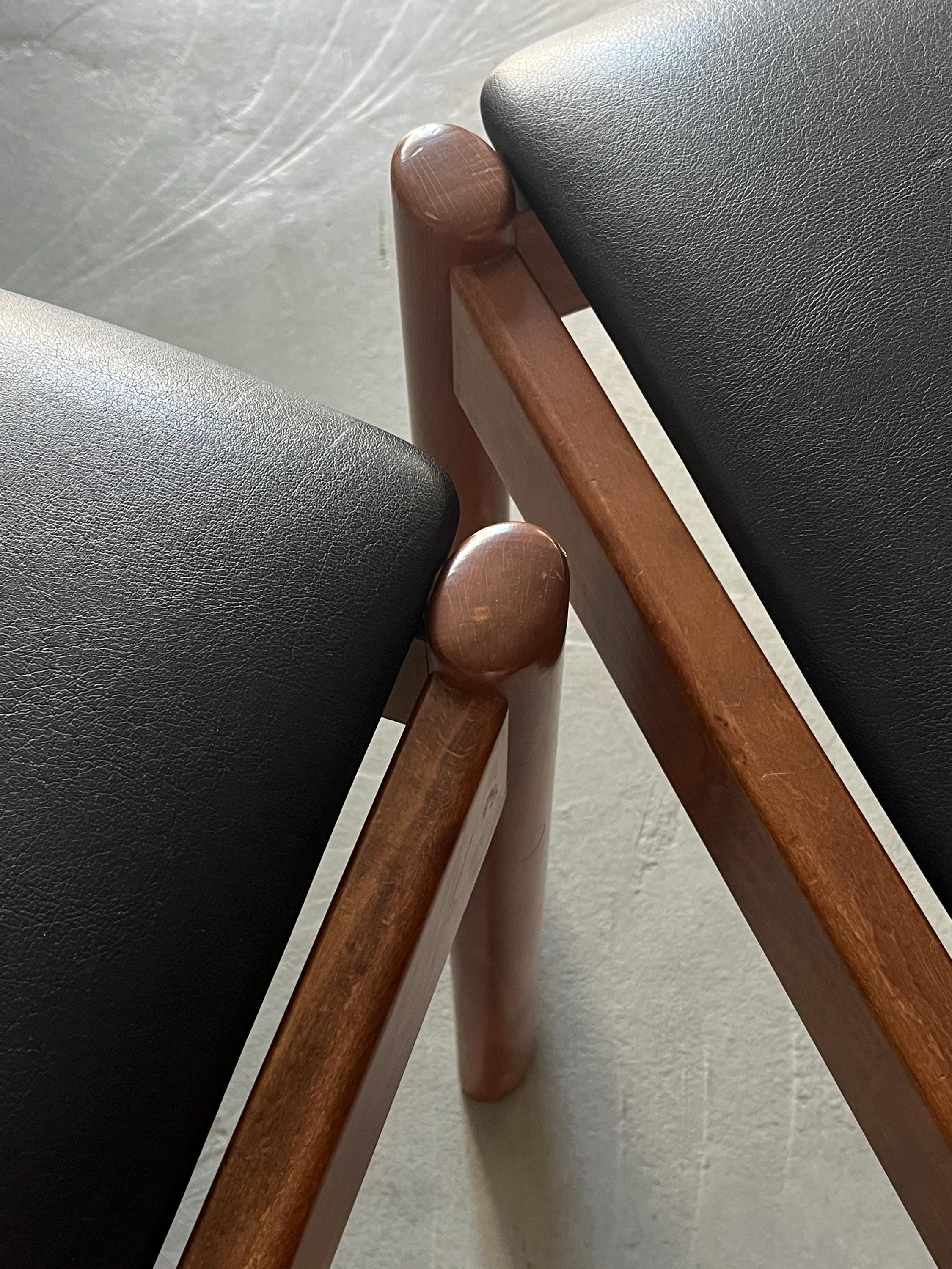 Danish Mid-Century Teak Chairs, 1970s