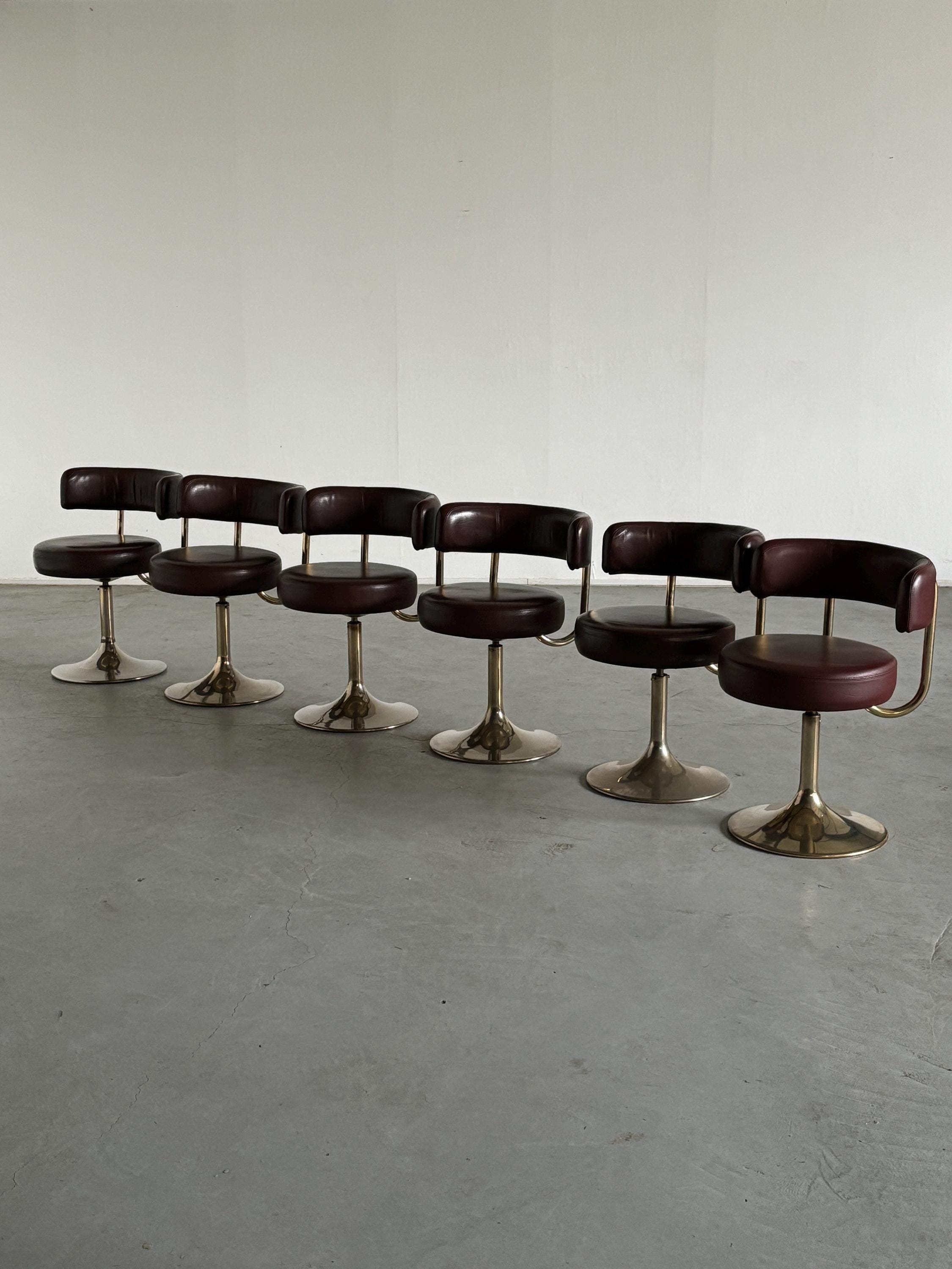 Swivel Armchairs by Börje Johanson, 1970s Sweden