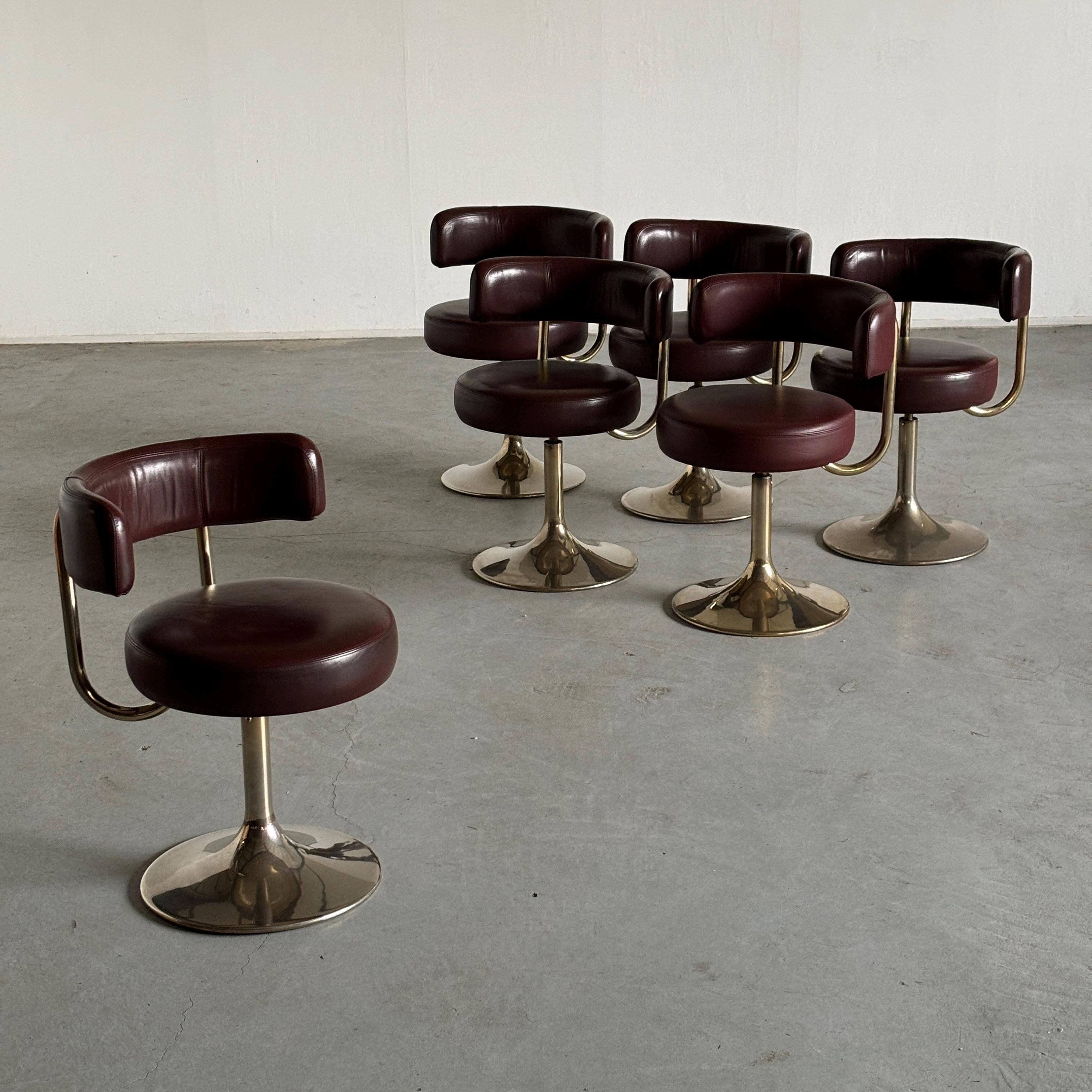 Swivel Armchairs by Börje Johanson, 1970s Sweden