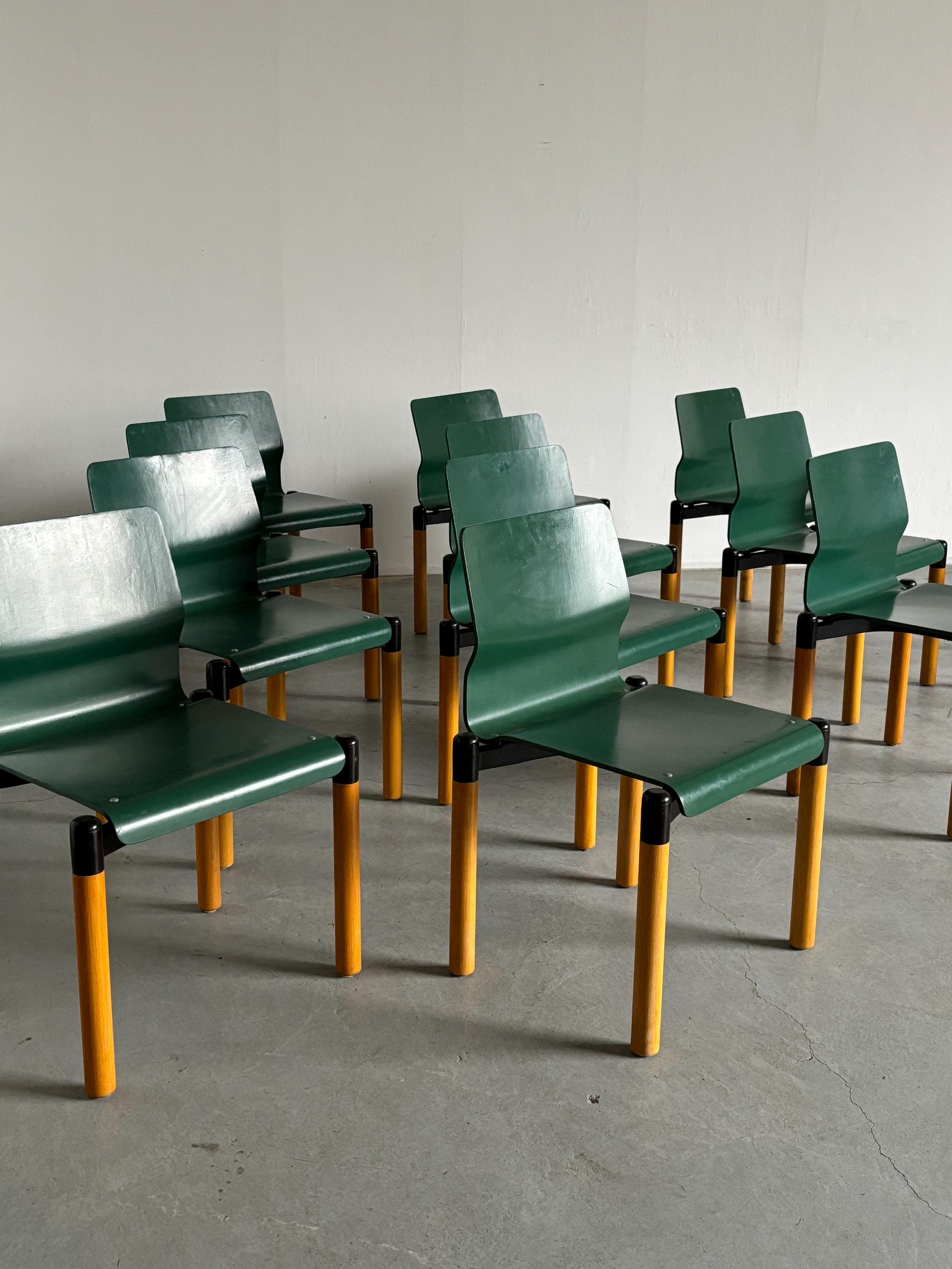 Froscher Sitform Stackable Chairs, 1980s