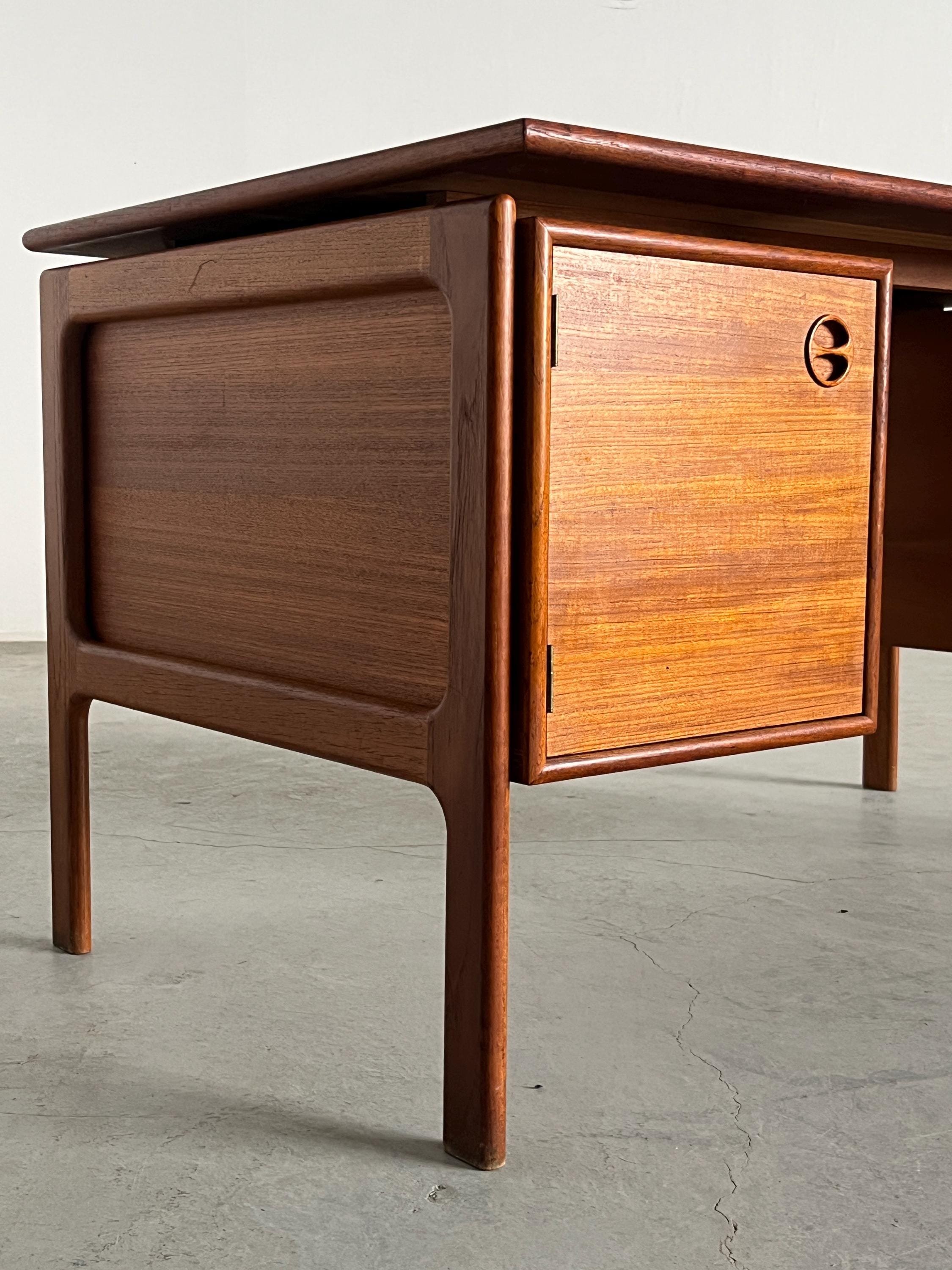 Office Desk by Arne Vodder for GV Møbler in Teak, 1960s Denmark