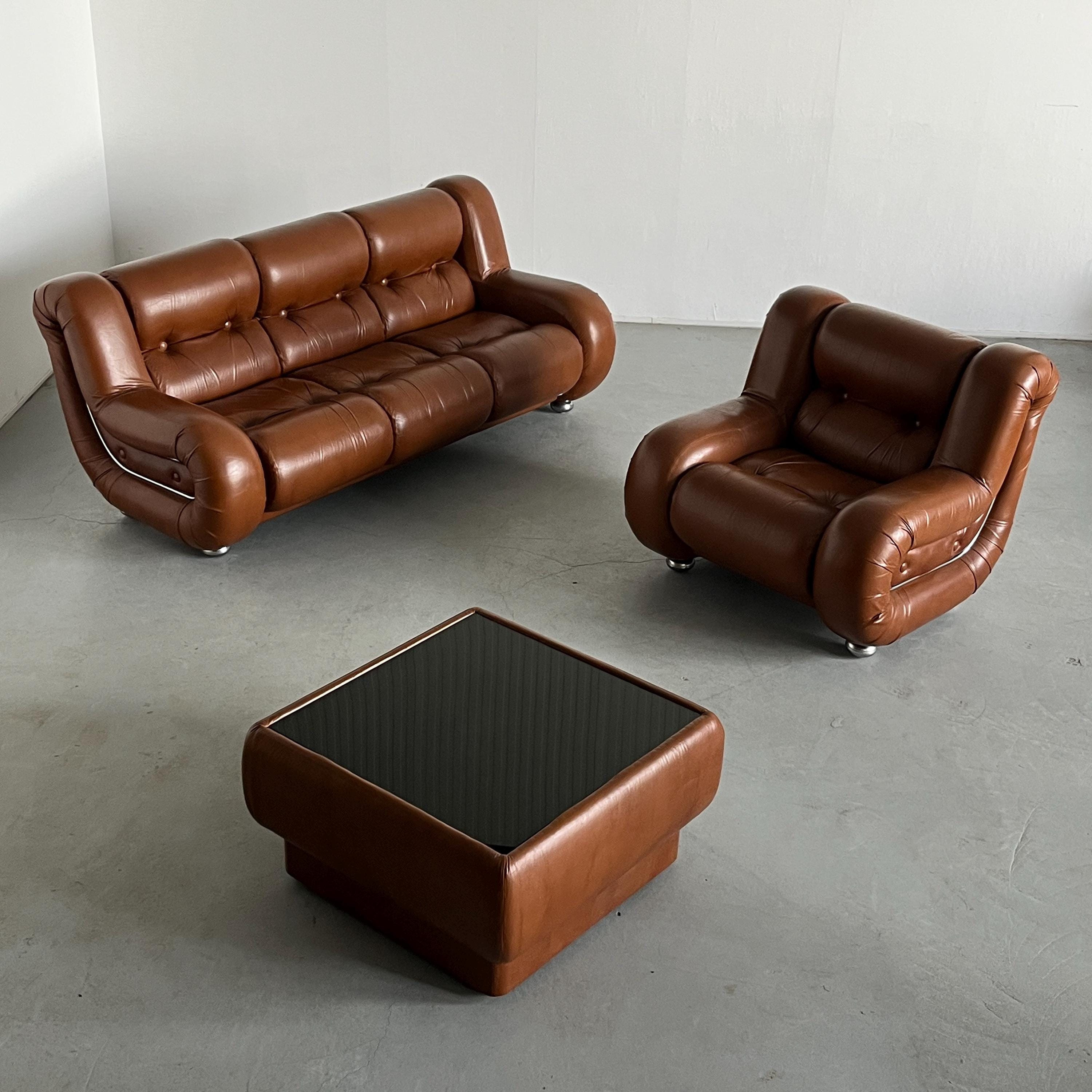 Space Age Living Room Seating Set in Style of Mimo Padova