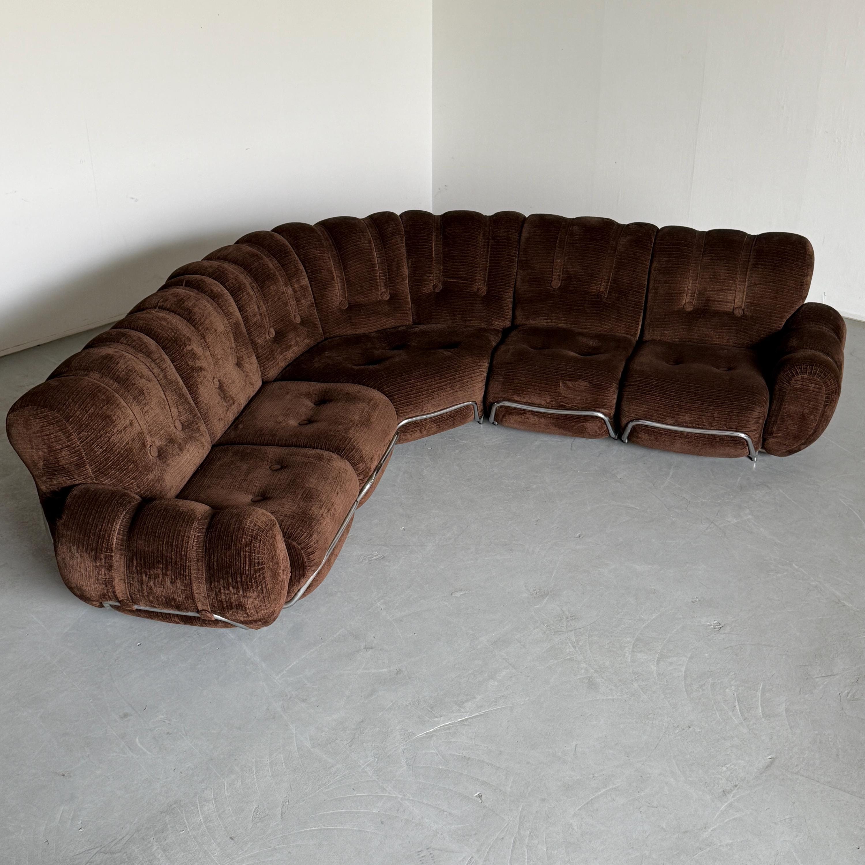 Sectional Sofa, Italy 1970s