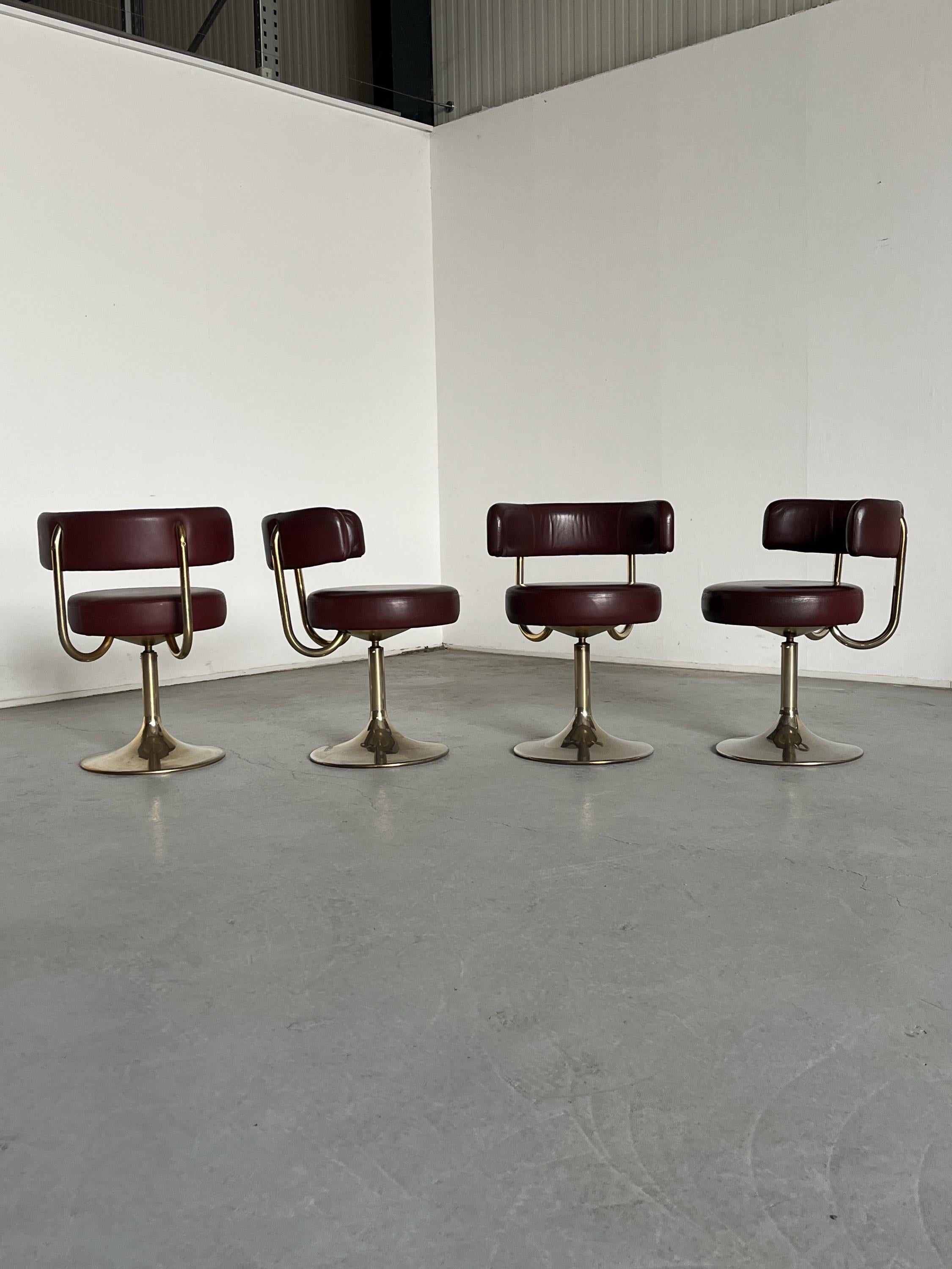 Swivel Armchairs by Börje Johanson, 1970s Sweden