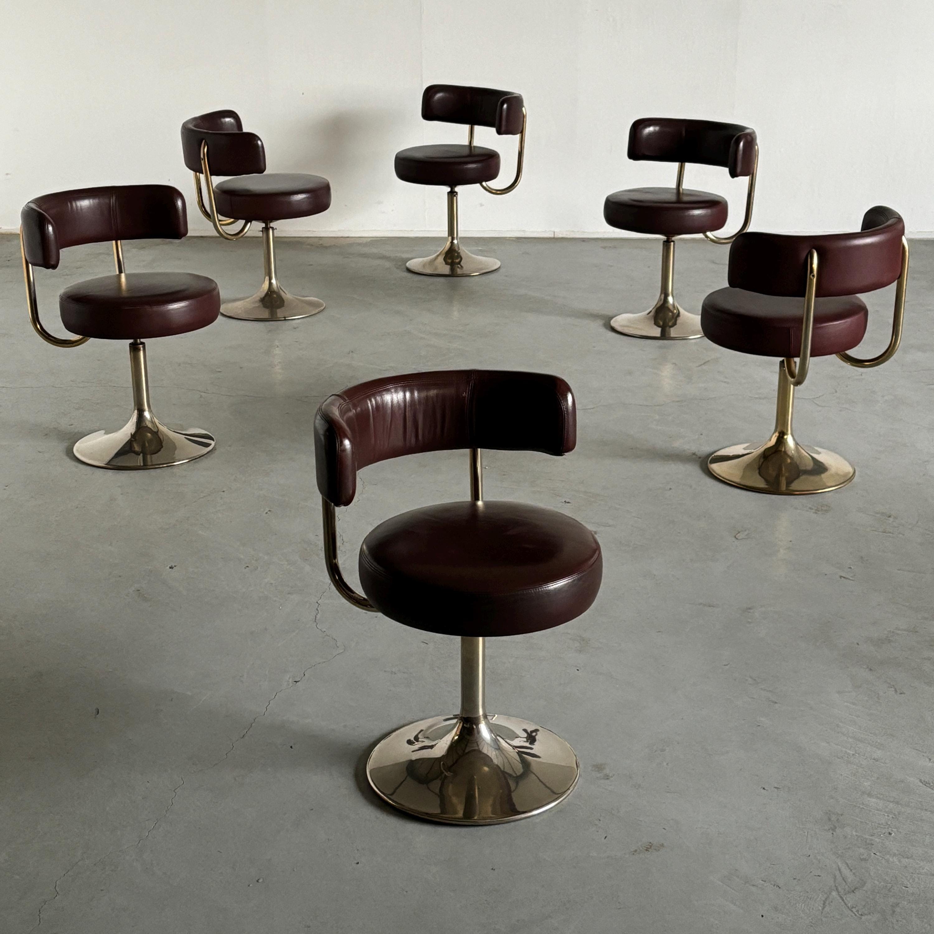 Swivel Armchairs by Börje Johanson, 1970s Sweden