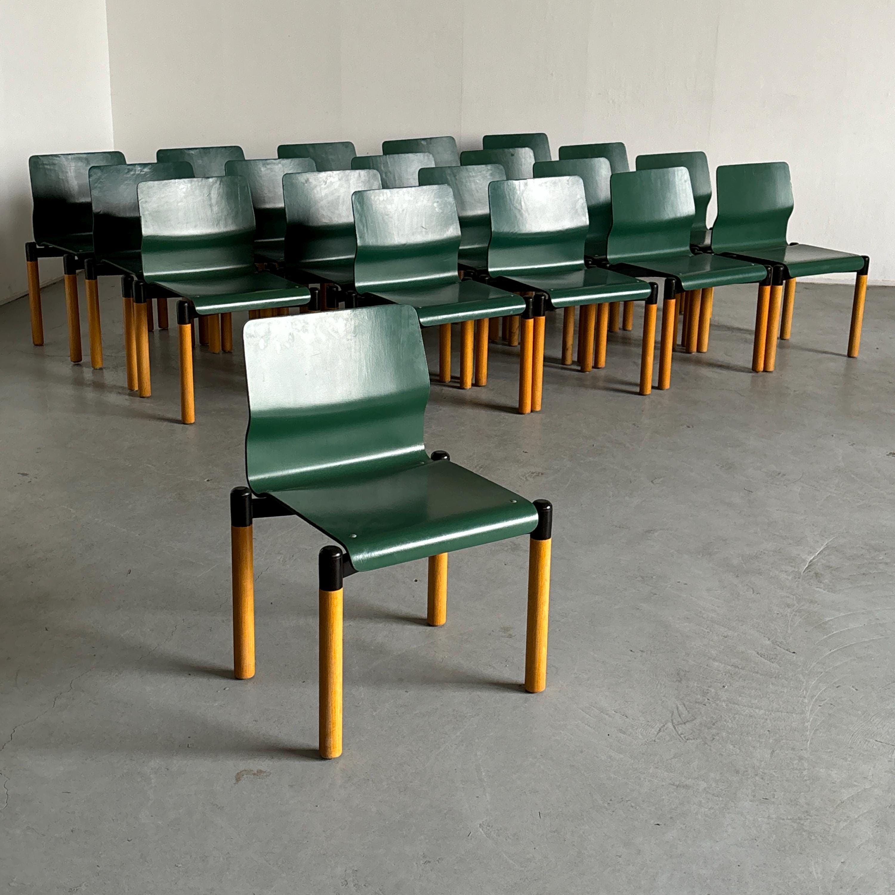 Froscher Sitform Stackable Chairs, 1980s