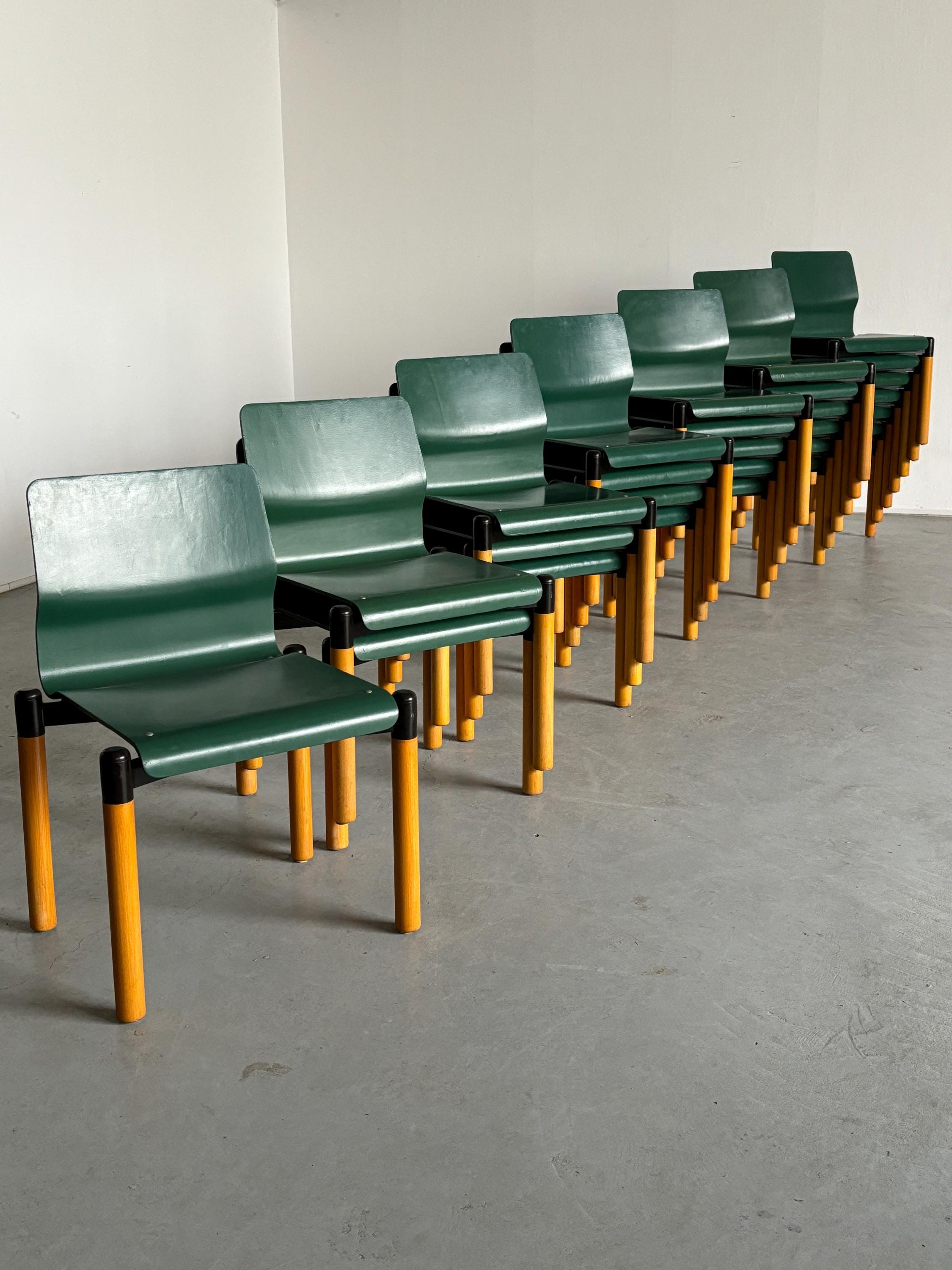 Froscher Sitform Stackable Chairs, 1980s