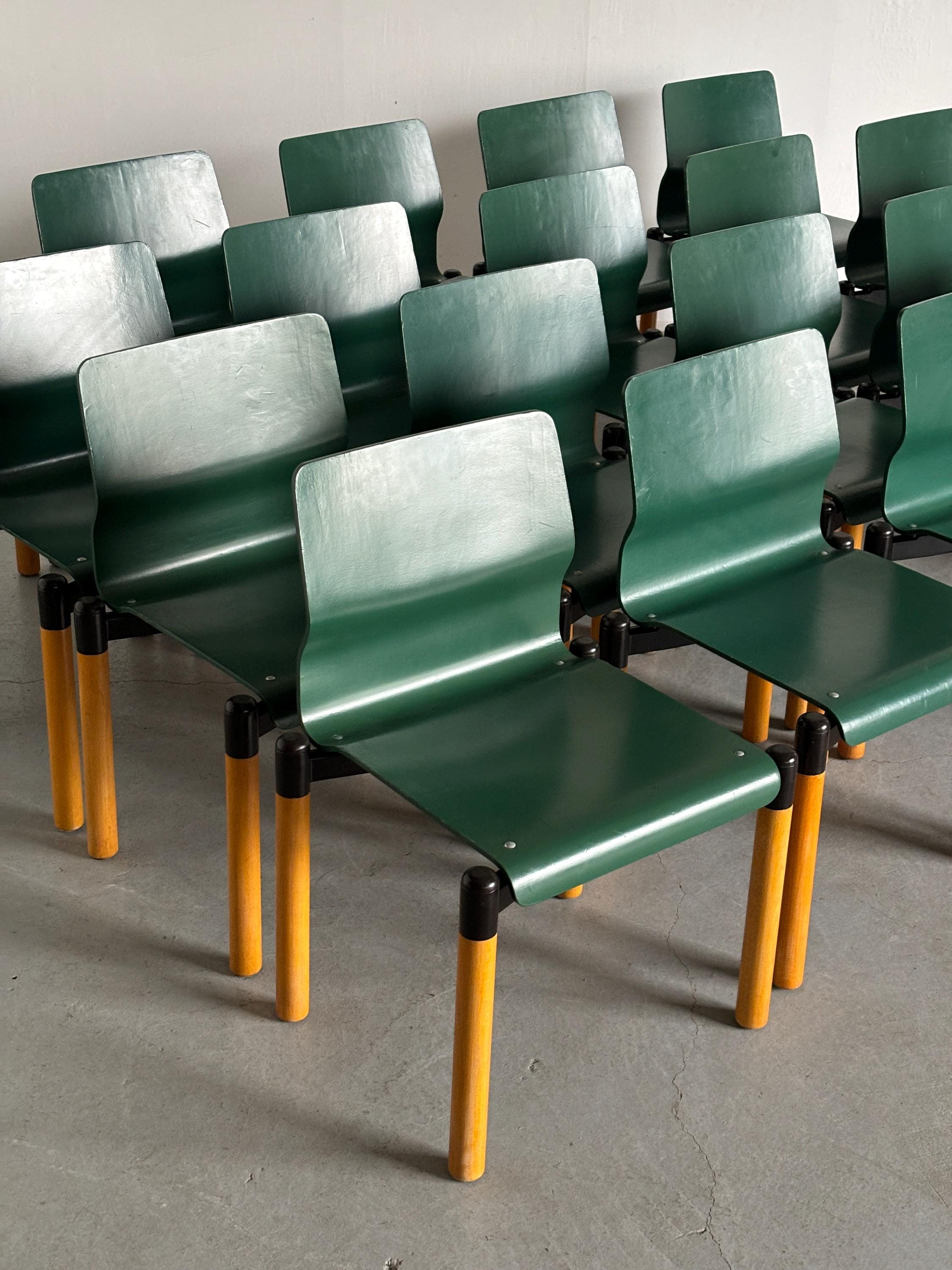 Froscher Sitform Stackable Chairs, 1980s