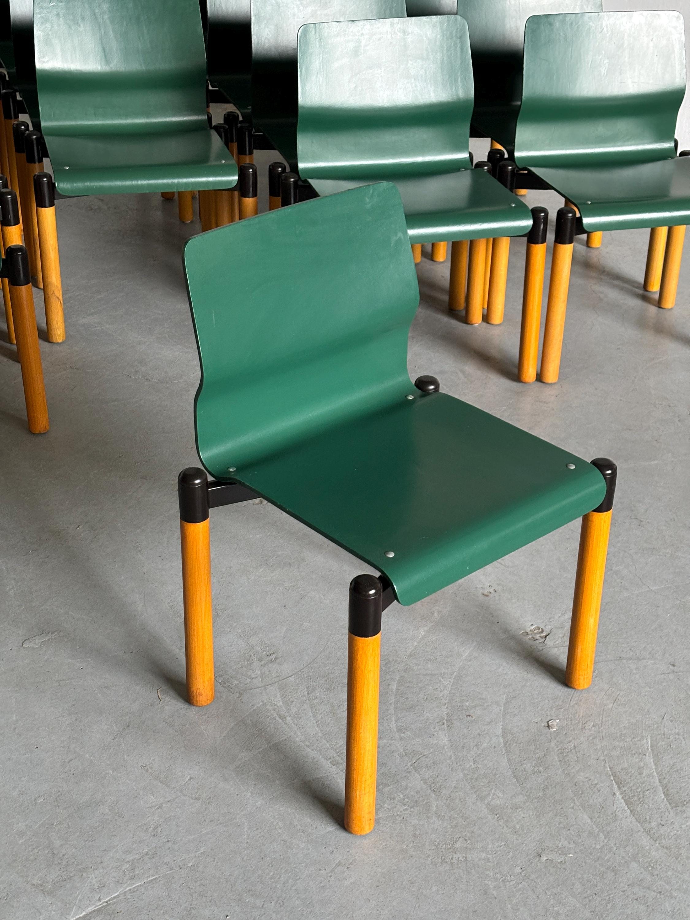 Froscher Sitform Stackable Chairs, 1980s