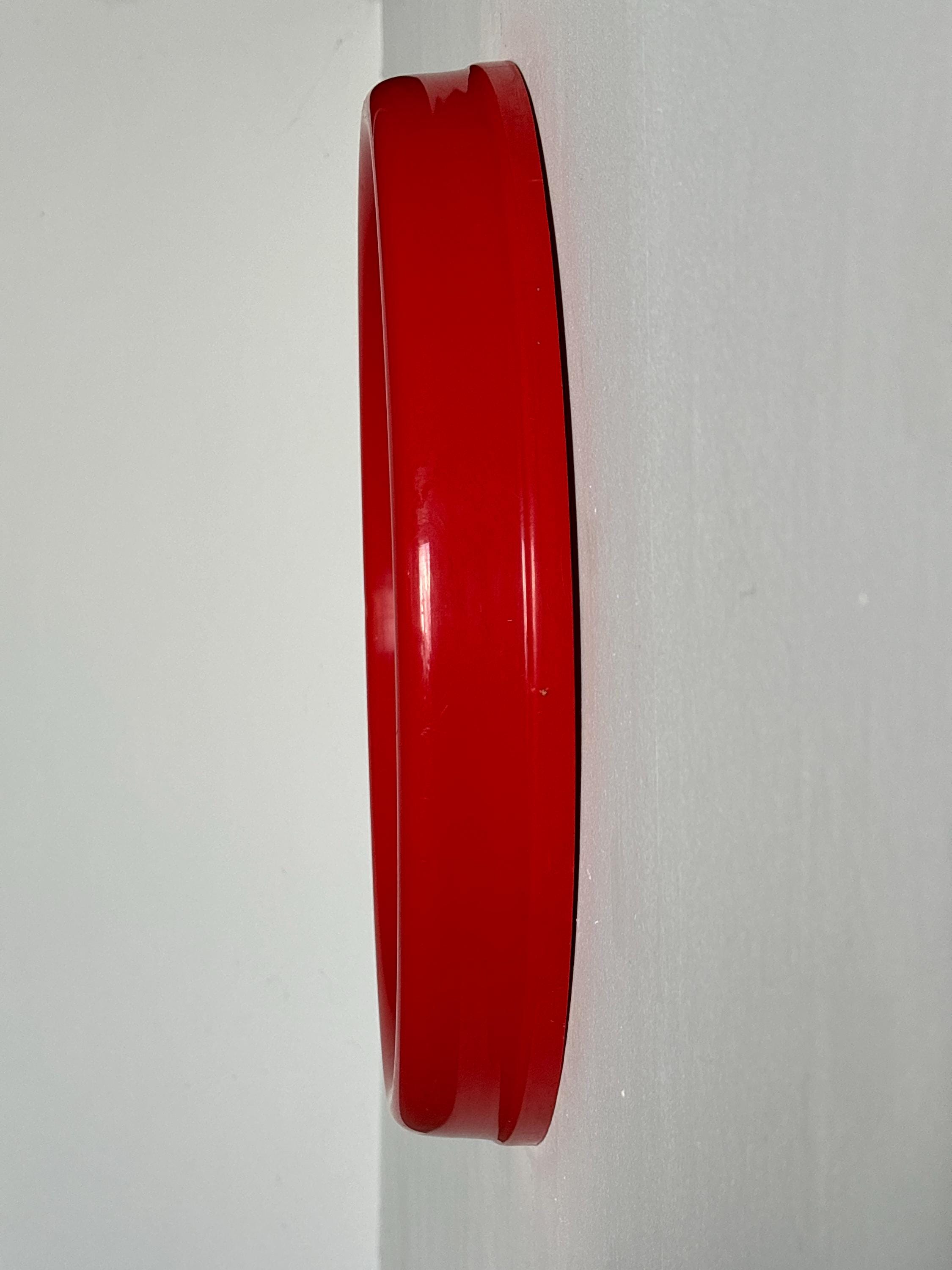 Space Age Circular Wall Mirror, 1980s