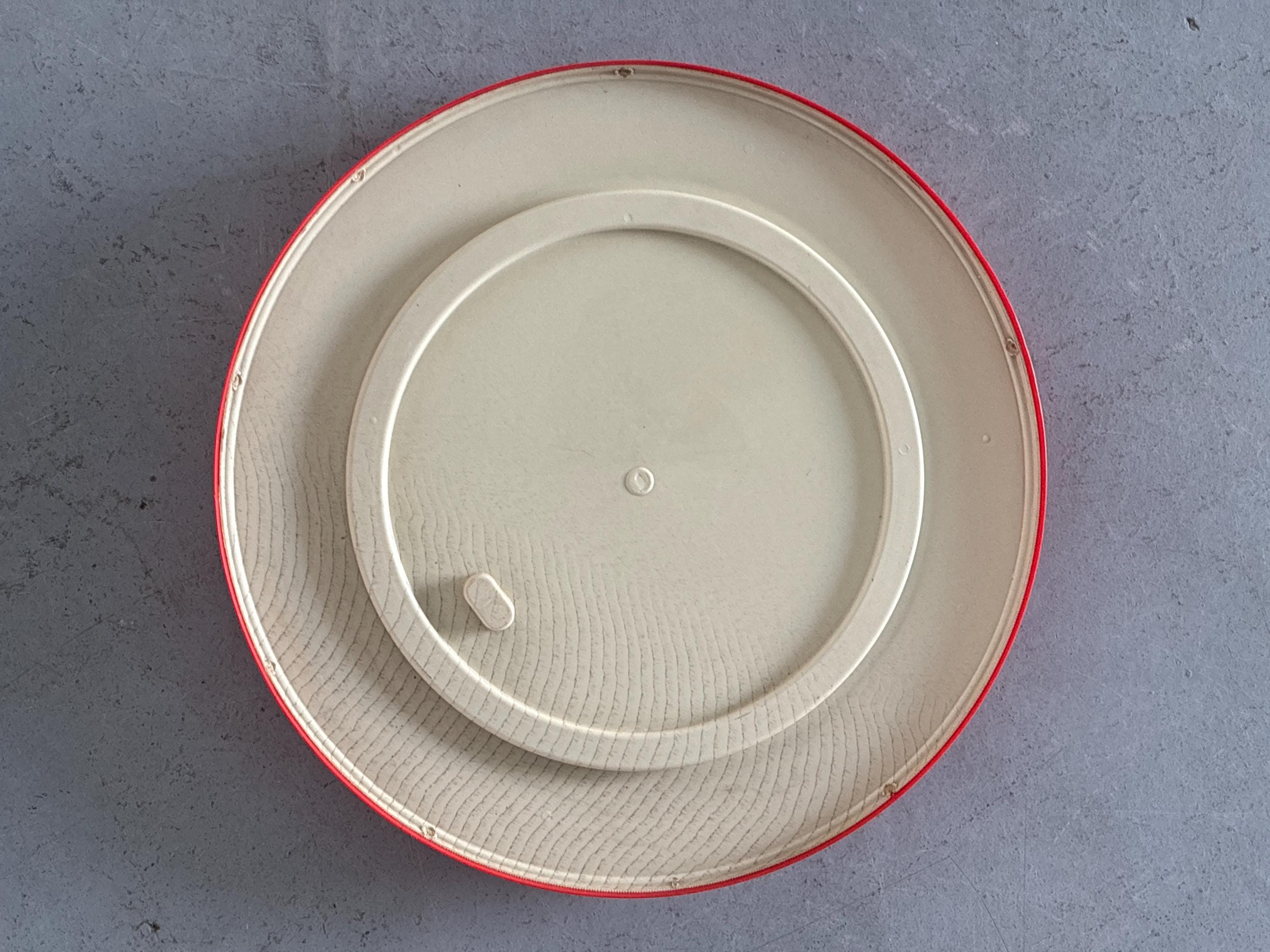 Space Age Circular Wall Mirror, 1980s