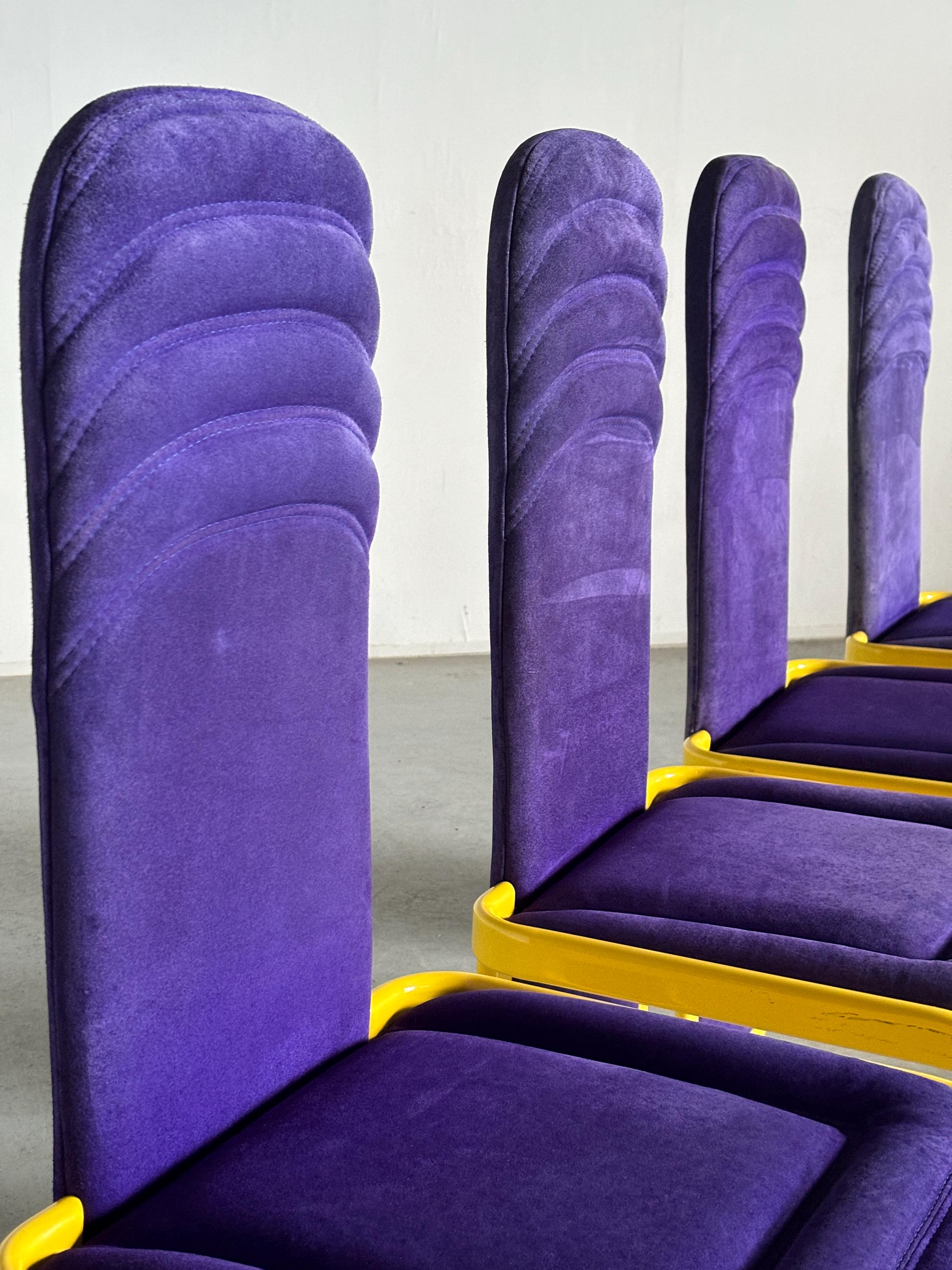 Memphis Design Dining Chairs, For Reupholstery