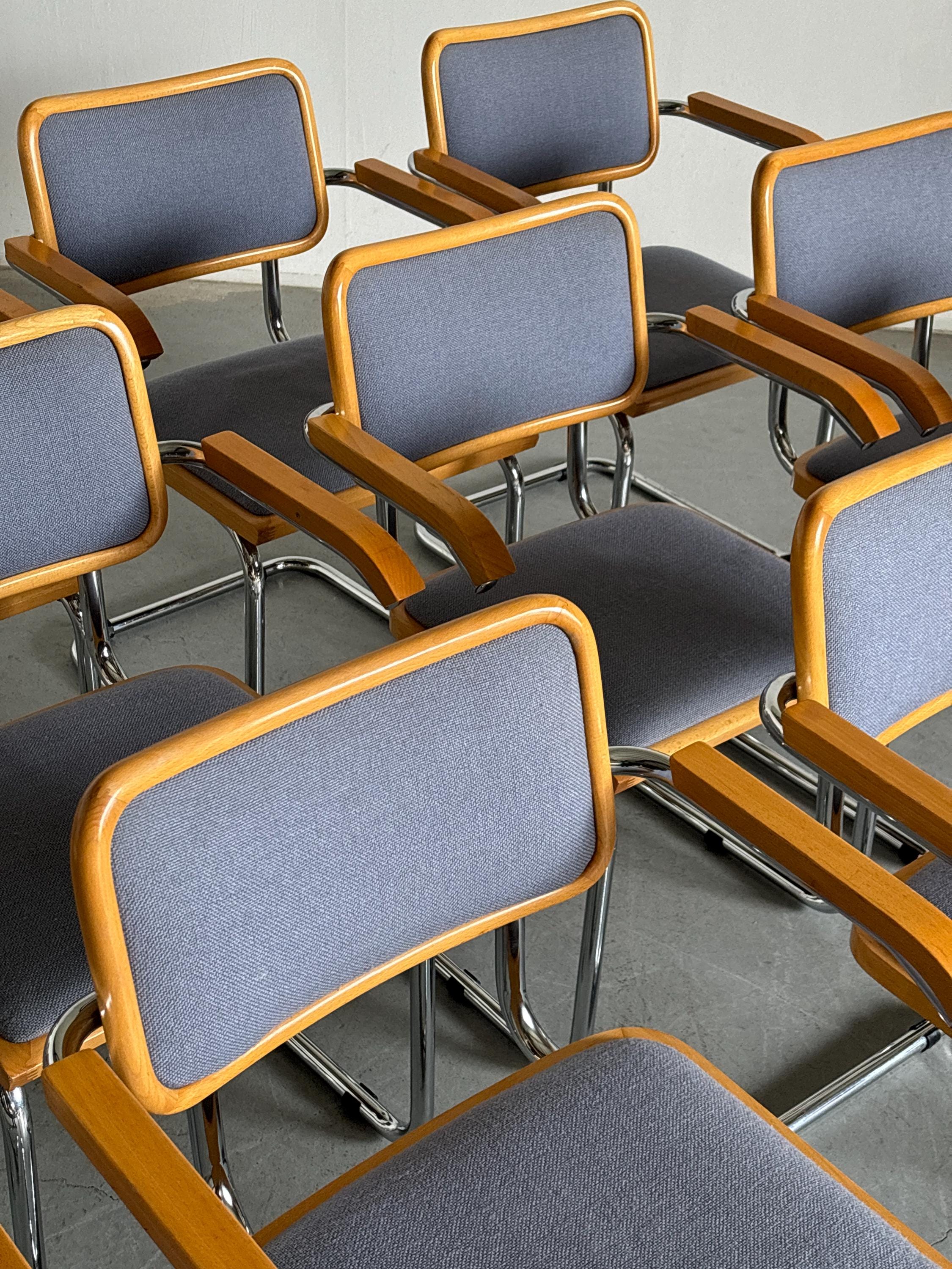 Marcel Breuer B64 Cesca Armchairs by Bene Austria