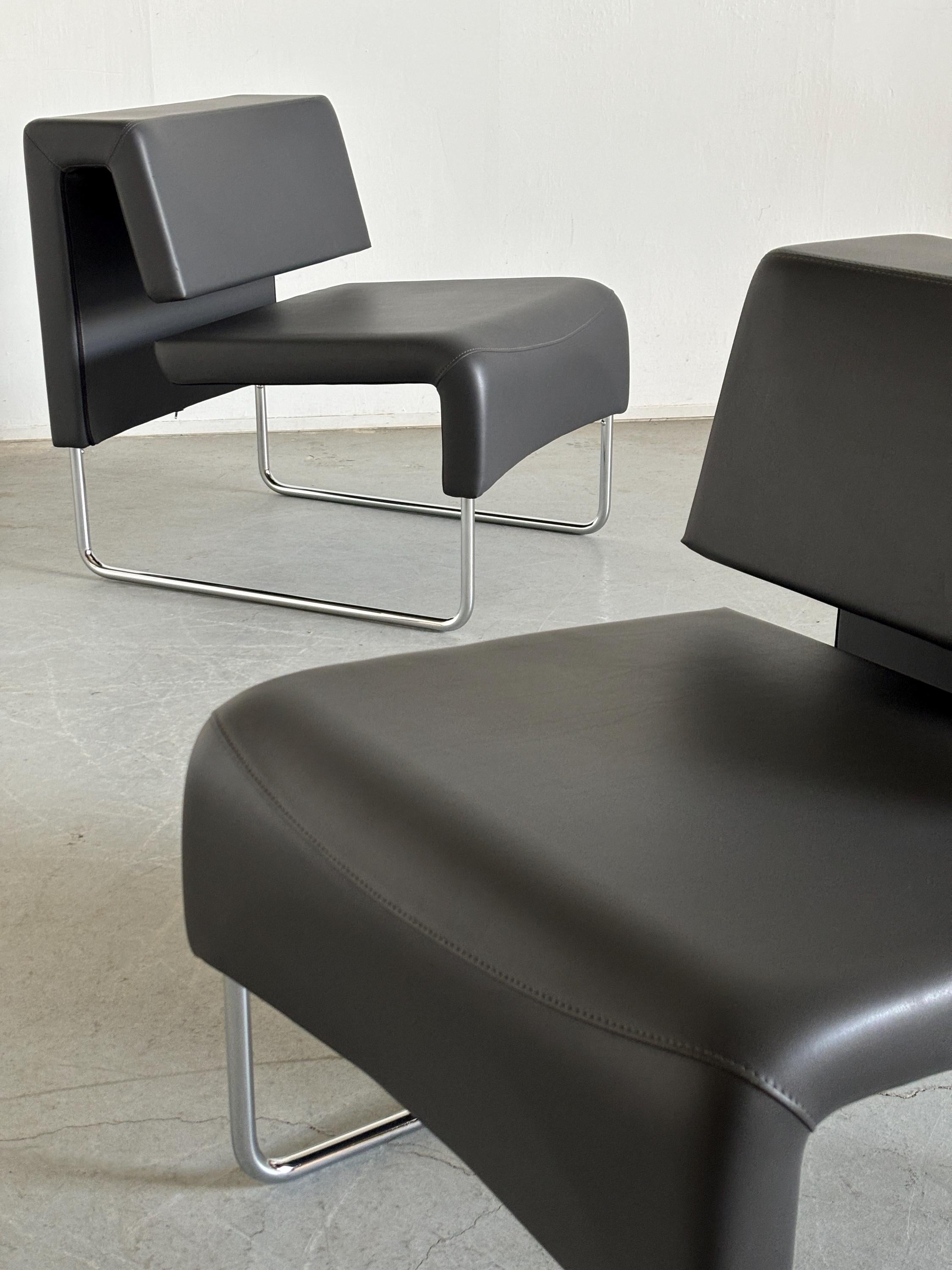 Path’ Cantilever Lounge Chairs by Fiorenzo Dorigo for Sitland