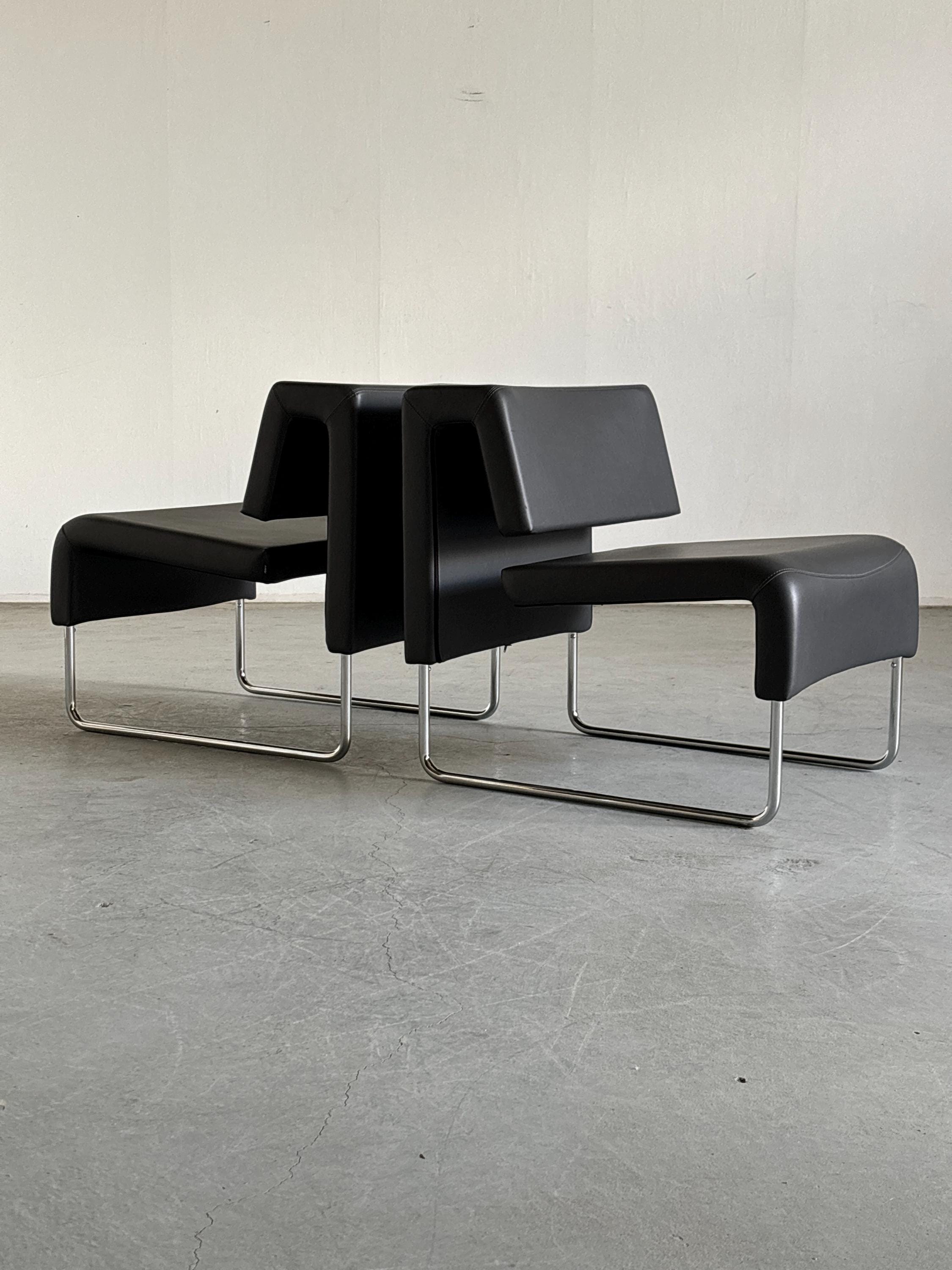 Path’ Cantilever Lounge Chairs by Fiorenzo Dorigo for Sitland
