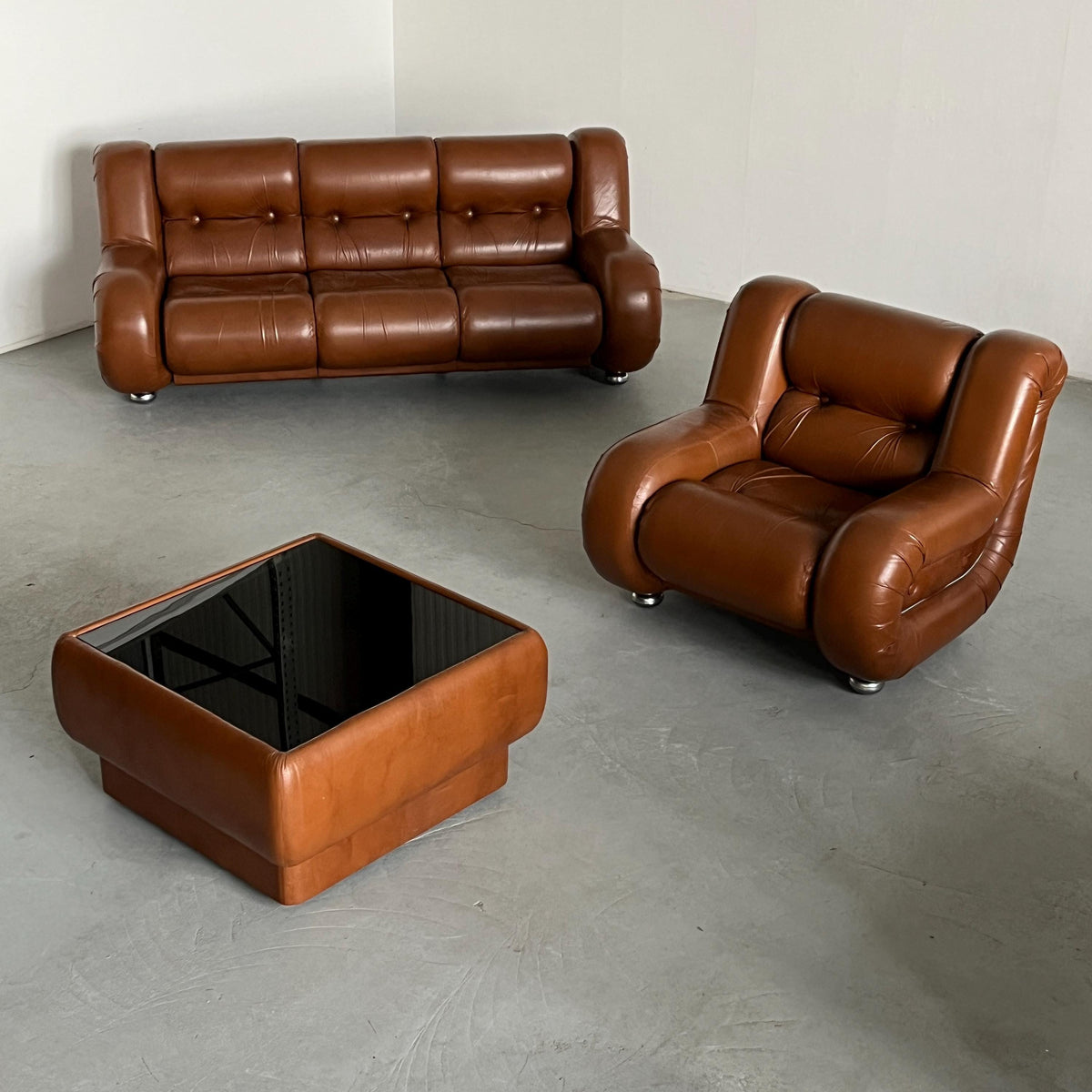 Space Age Living Room Seating Set in Style of Mimo Padova