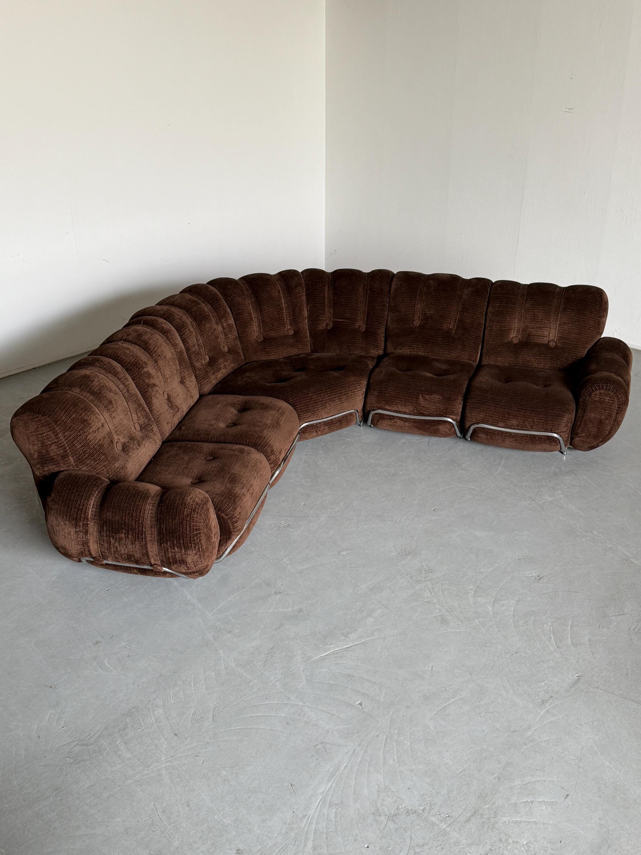 Sectional Sofa, Italy 1970s