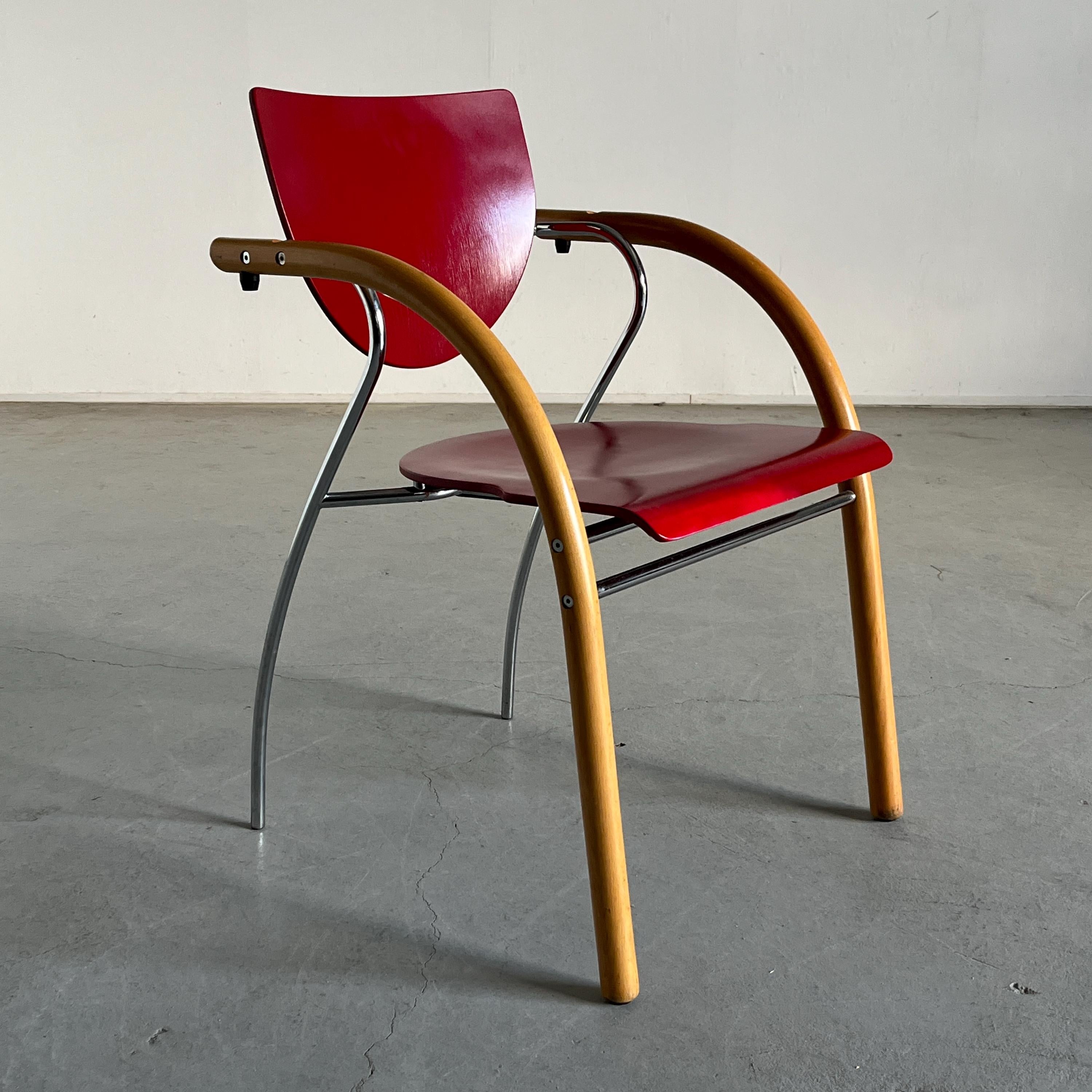 Thonet Vienna Postmodern Chair, 1990s