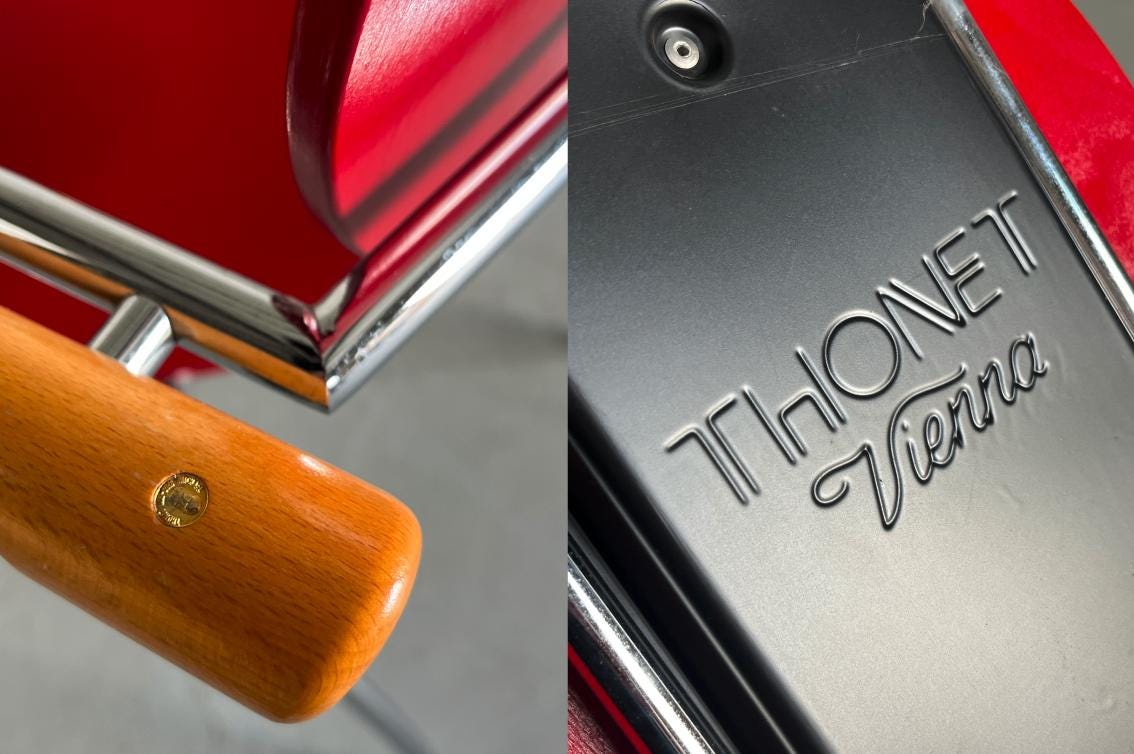 Thonet Vienna Postmodern Chair, 1990s