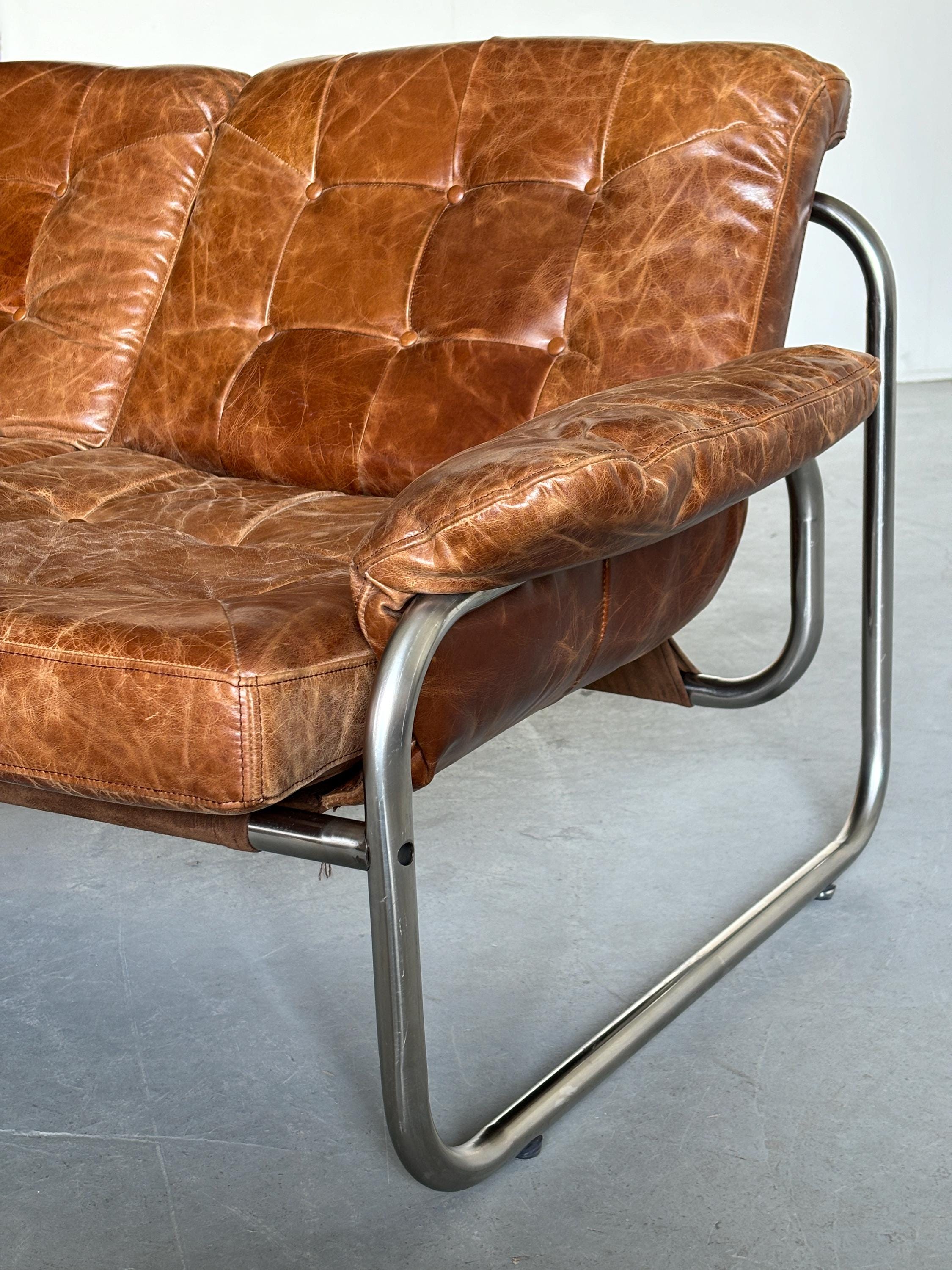 Vintage Ikea 'Borkum' Sofa by Johan Häggström, 1970s