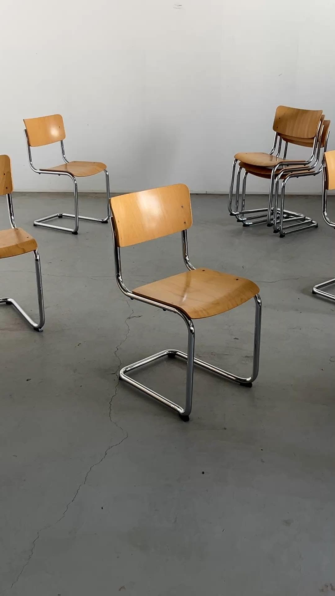 'S43' Cantilever Dining Chairs by Mart Stam, 1970s