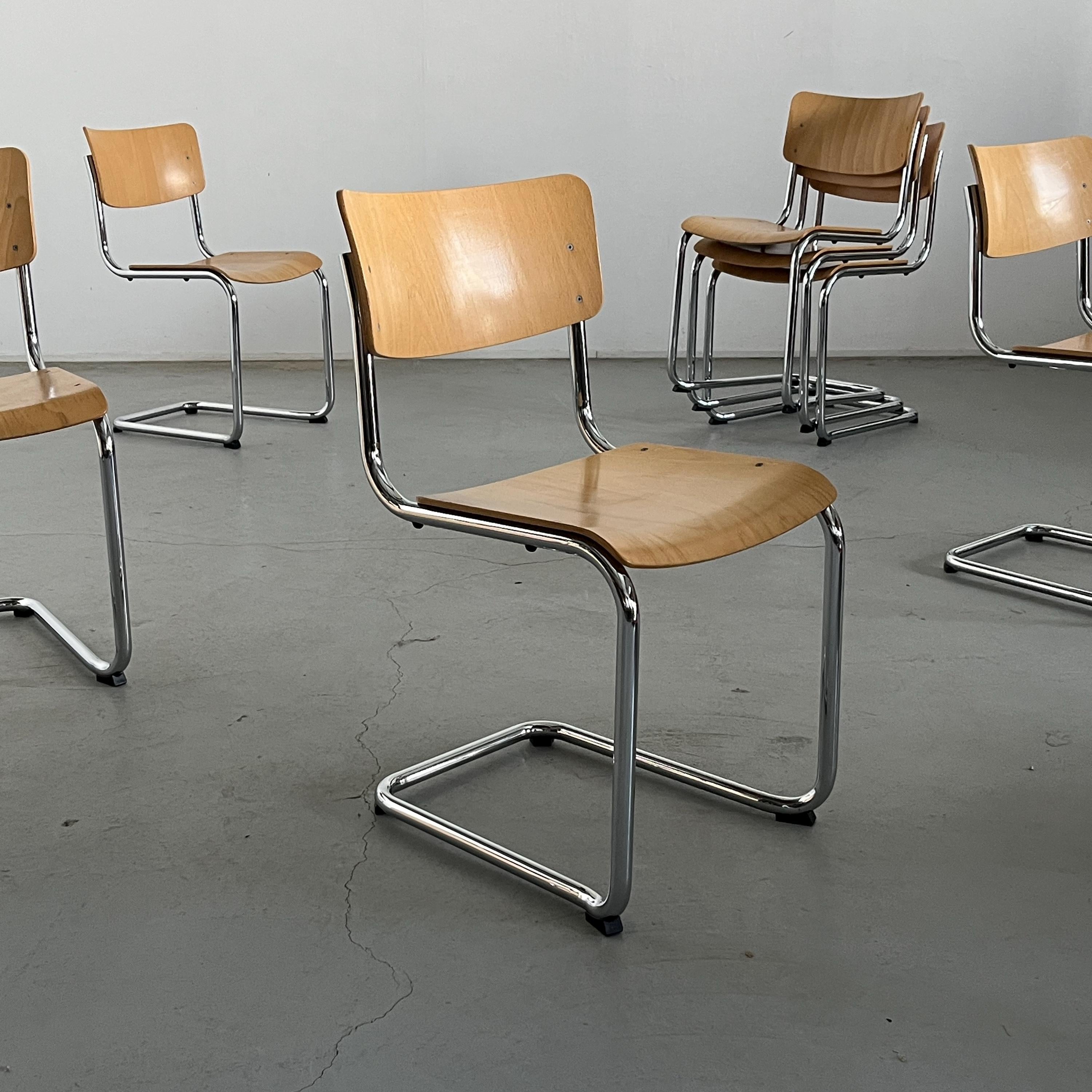 'S43' Cantilever Dining Chairs by Mart Stam, 1970s