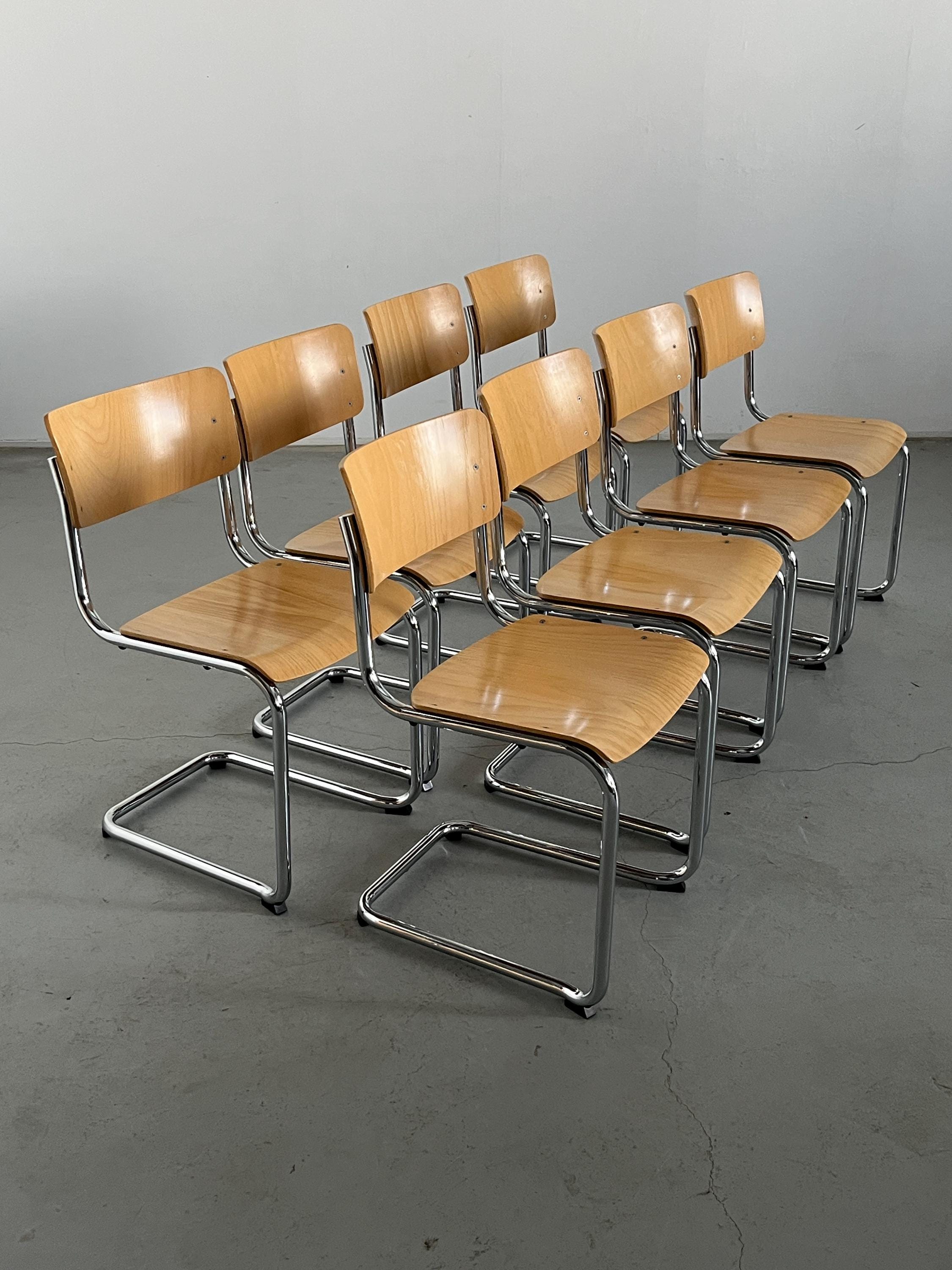 'S43' Cantilever Dining Chairs by Mart Stam, 1970s